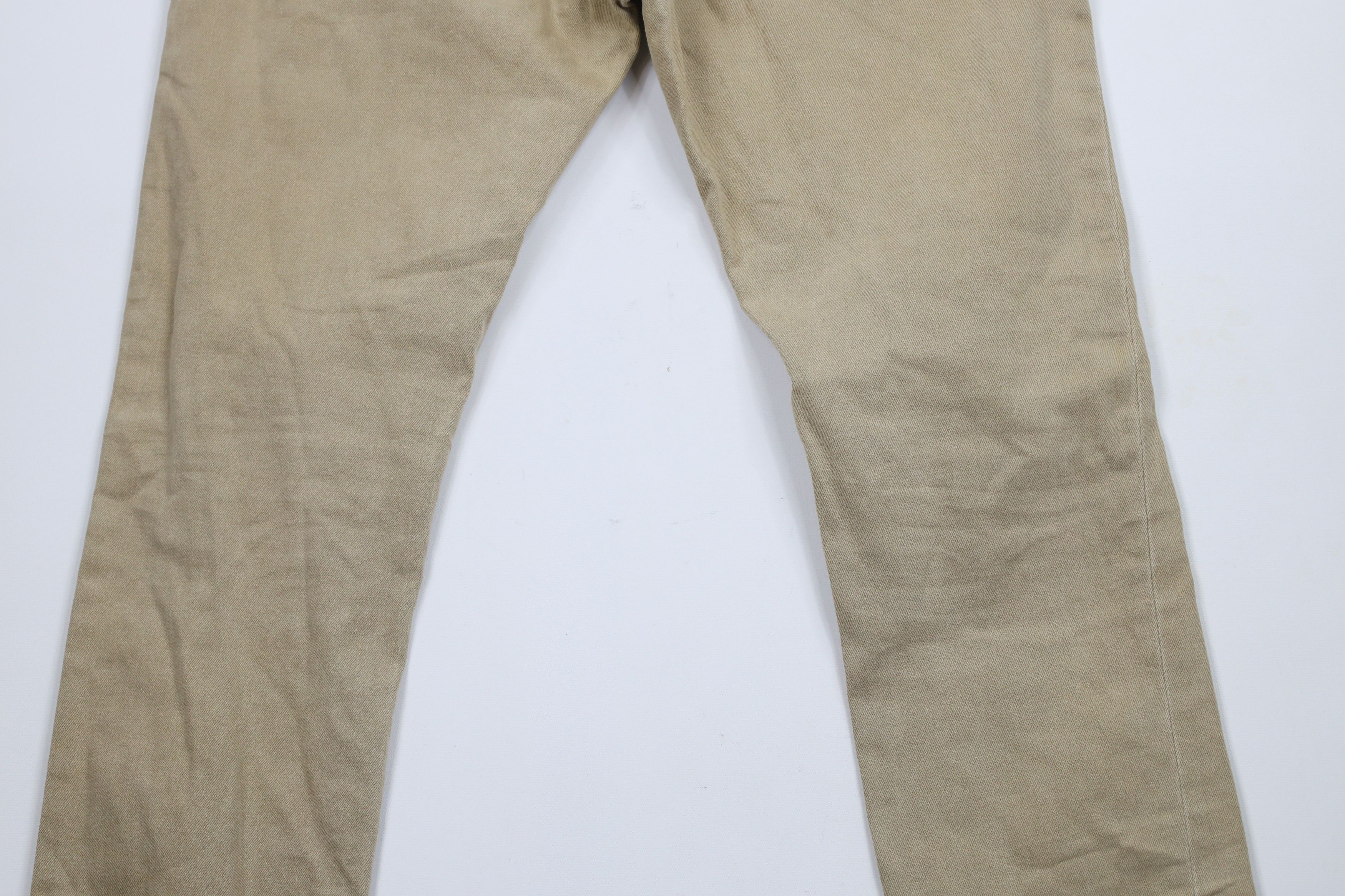 BKE × Vintage Buckle BKE Stitch Stretch Straight Leg Denim Jeans Beige Size US 33 - 11 Thumbnail