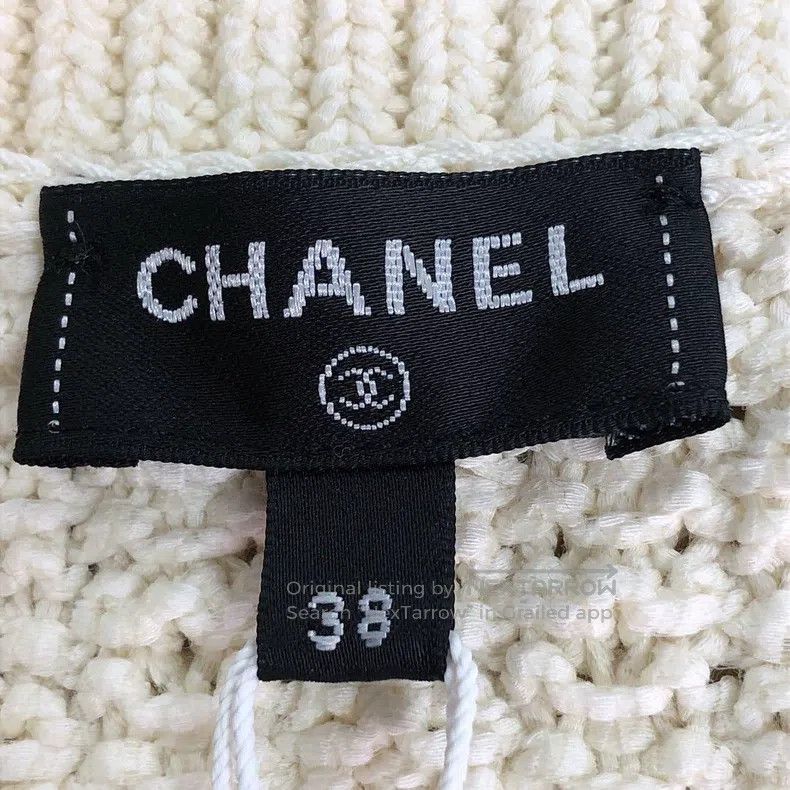 Chanel Chanel 22S beige short knitted cardigan coat Size XS / US 0-2 / IT 36-38 - 5 Thumbnail
