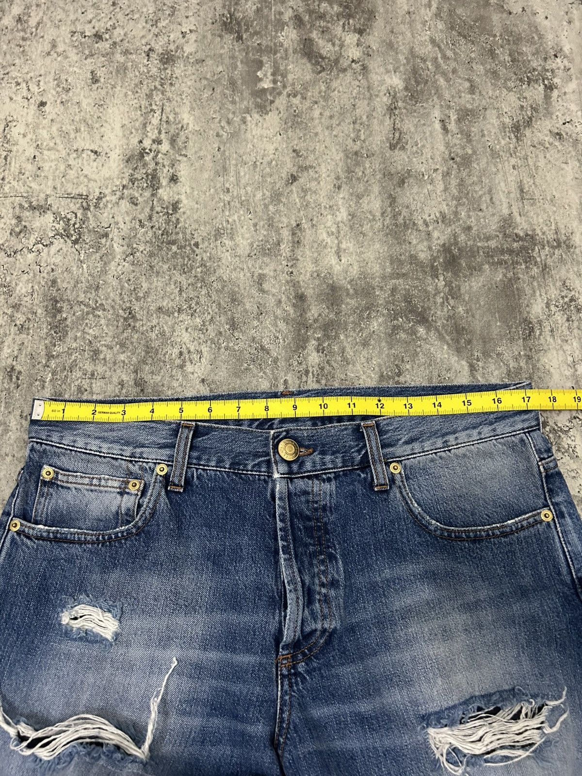 Alexander McQueen Alexander MQueen Style Destroyed Selvedge Jeans Size US 34 / EU 50 - 19 Thumbnail