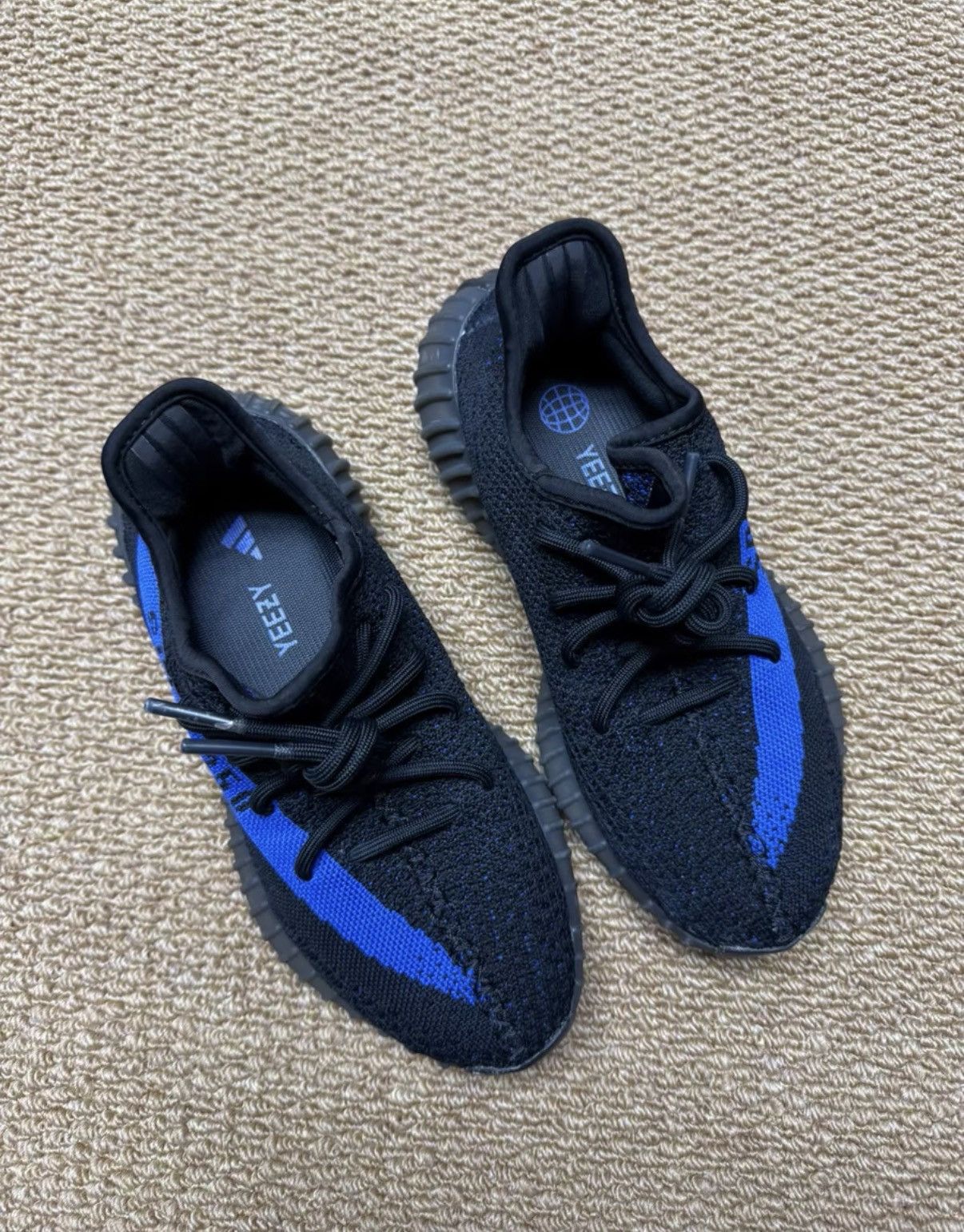 Adidas Adidas Yeezy 350 Black Blue K37 Size US 8.5 / IT 38.5 - 9 Thumbnail
