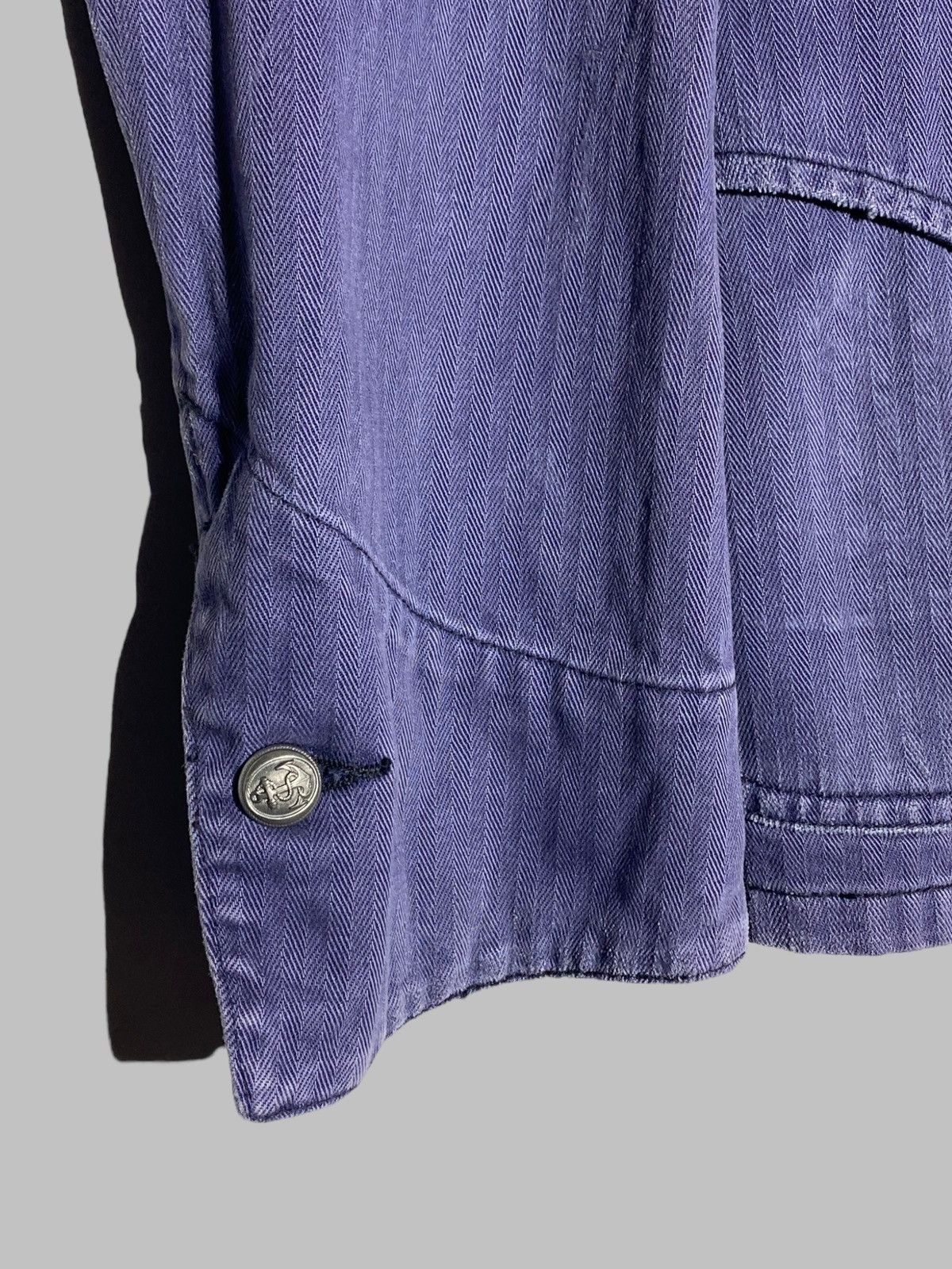 RRL Ralph Lauren RRL Double R Ralph Lauren Vintage Denim Jacket Officer Vibe Size S / US 4 / IT 40 - 10 Thumbnail