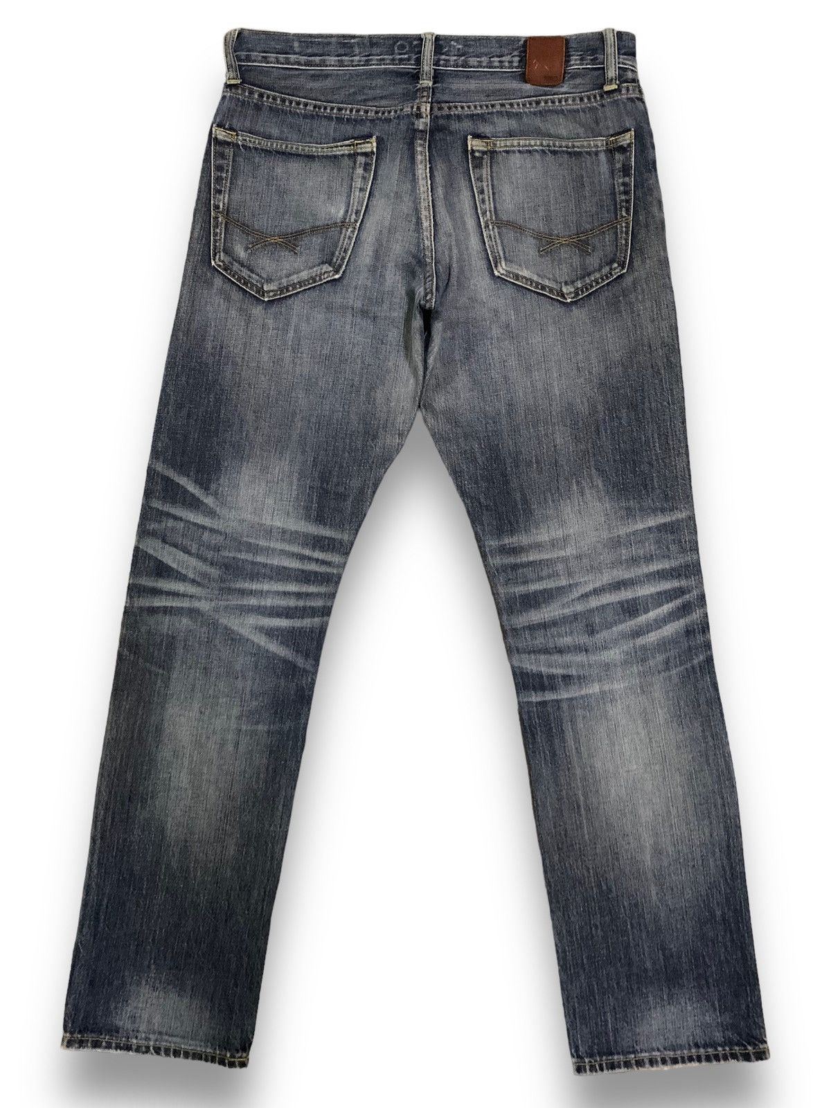 Gap Vintage Gap 1969 Whiskers Washed Distressed Grunge Jeans Size US 32 / EU 48 - 2 Thumbnail