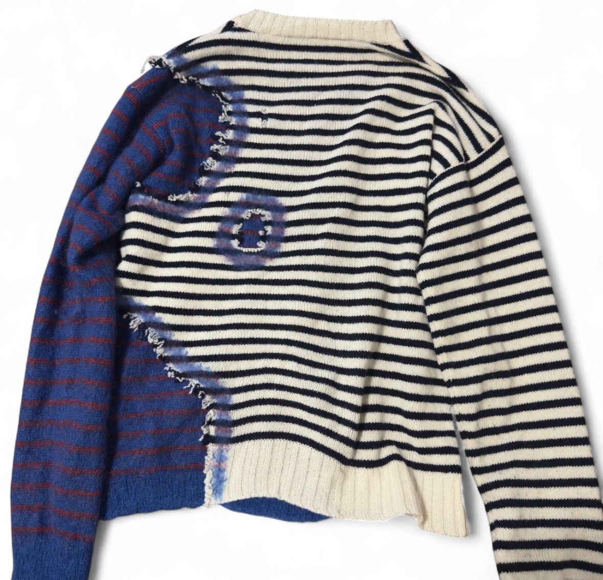 Amiri Marni Multicolor Striped Needle Punch Sweater Size US S / EU 44-46 / 1 - 2 Thumbnail