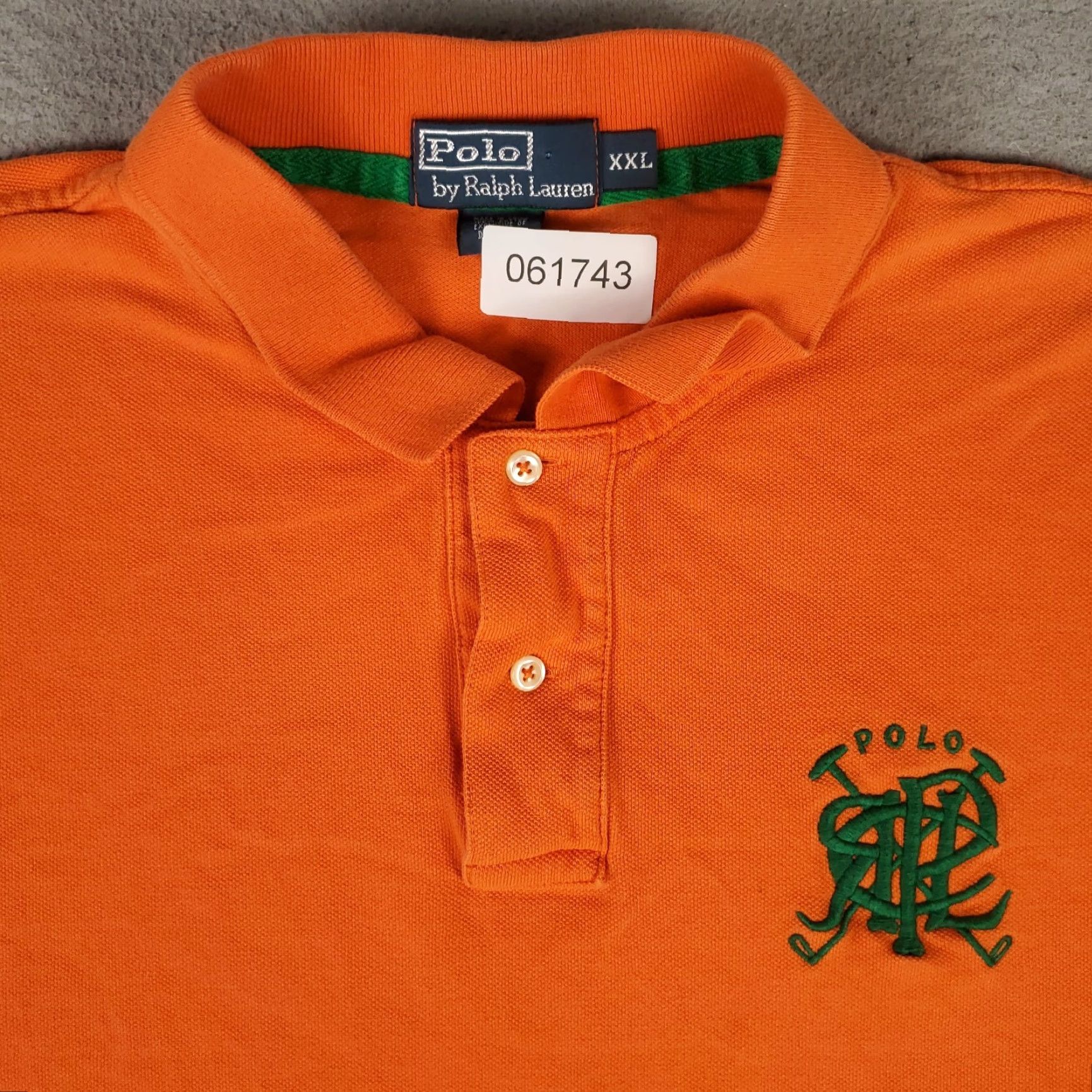 Ralph Lauren VINTAGE Ralph Lauren Polo Shirt Mens Size 2XL Short Sleeve Orange Casual Cotton Logo Collared Size US XXL / EU 58 / 5 - 2 Thumbnail