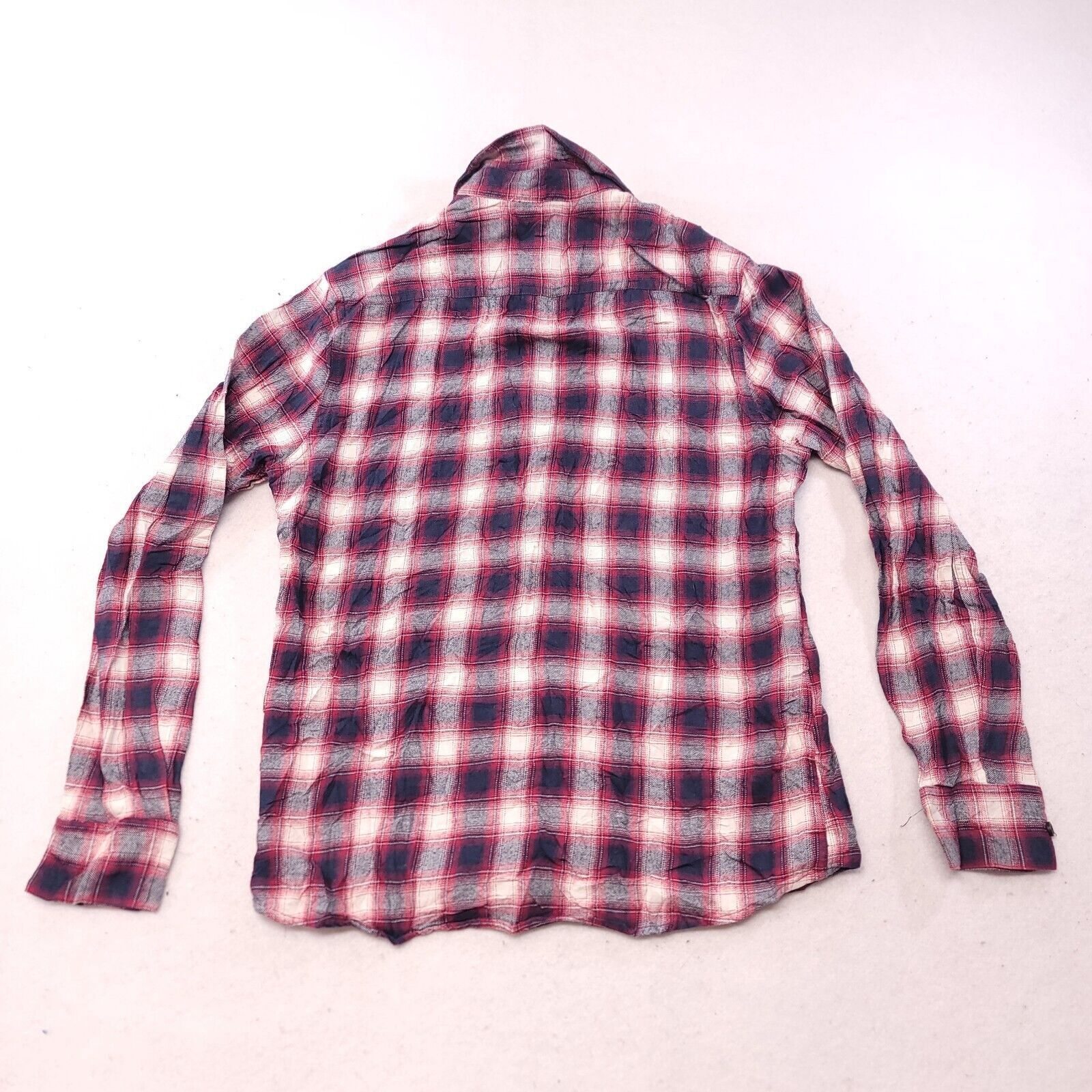 Forever 21 Forever 21 Tartan Flannel Shirt Mens Size Medium M Red Blue Size US M / EU 48-50 / 2 - 10 Thumbnail