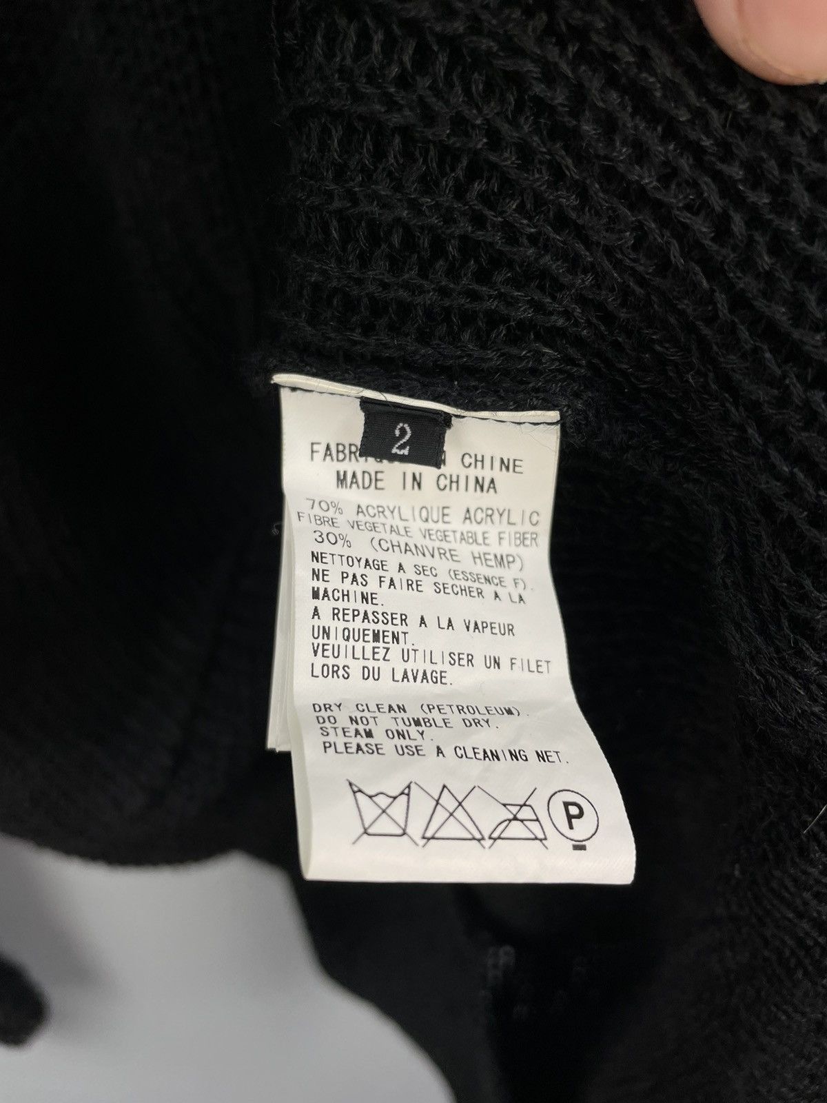 Yohji Yamamoto Y’s Knitwear button up Size US M / EU 48-50 / 2 - 8 Thumbnail