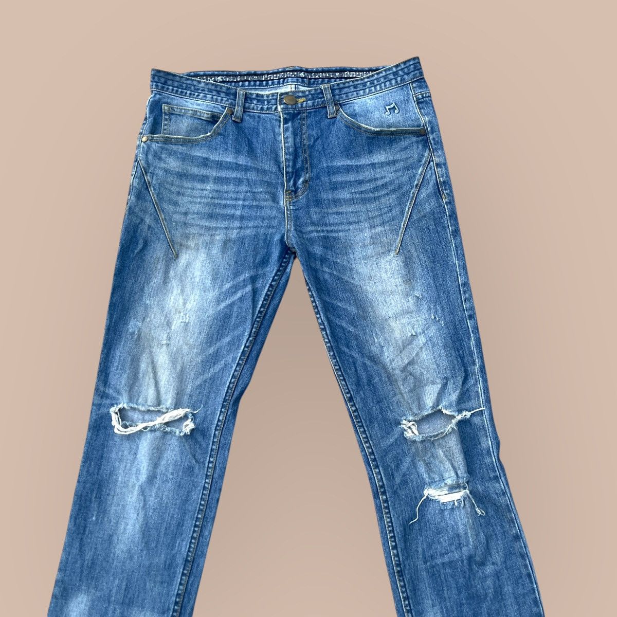 Number (N)ine SS03 Number Nine Grunge Collection Jeans Size US 32 / EU 48 - 3 Thumbnail