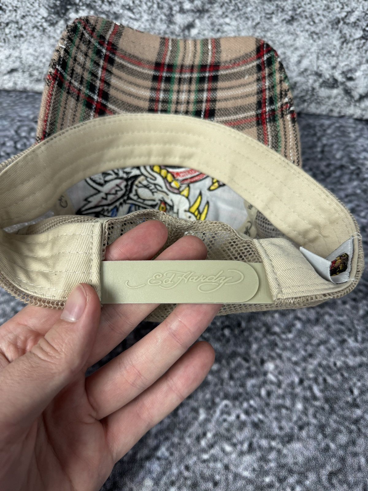 Ed Hardy Ed Hardy by Christian Audigier Baseball Cap Y2K Tattoo Rare Size ONE SIZE - 9 Thumbnail