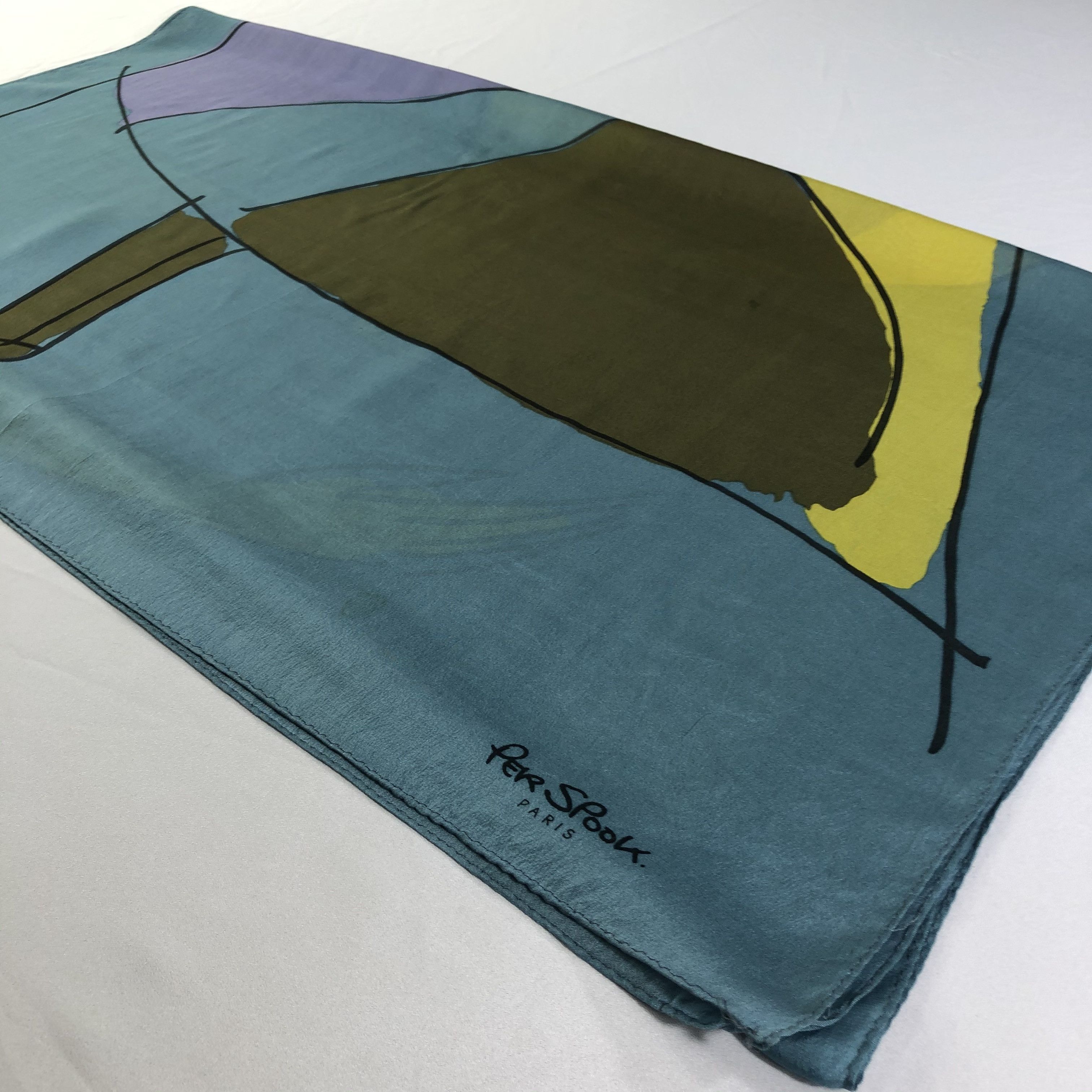 Vintage Vintage Per Spook Silk Scarf Size ONE SIZE - 4 Thumbnail