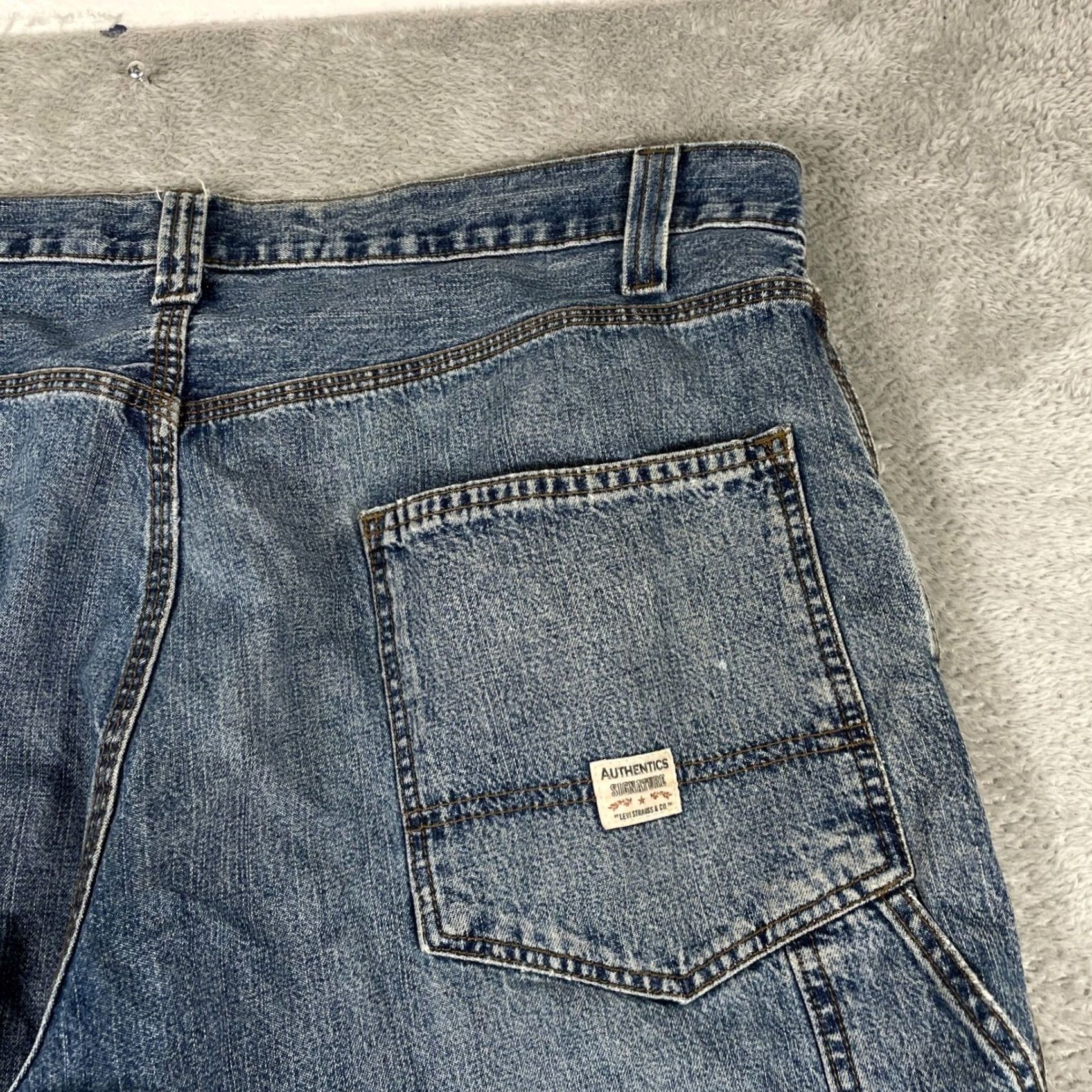 Vintage VINTAGE Levi's Signature Carpenter Jeans Mens 36x30 Blue Baggy Skater Denim Size US 36 / EU 52 - 7 Thumbnail