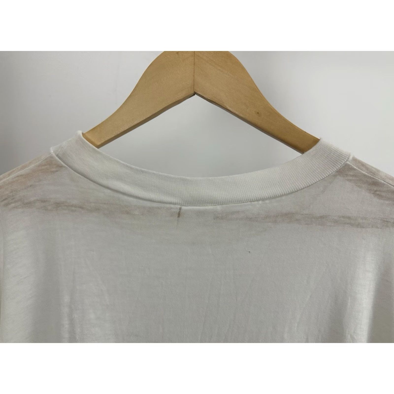 Vintage VTG Artex Cat T-Shirt Men 5XL White Burnout Distressed Worn Workwear Paper Thin 32x35 5XL Mens Size US XXL / EU 58 / 5 - 7 Thumbnail