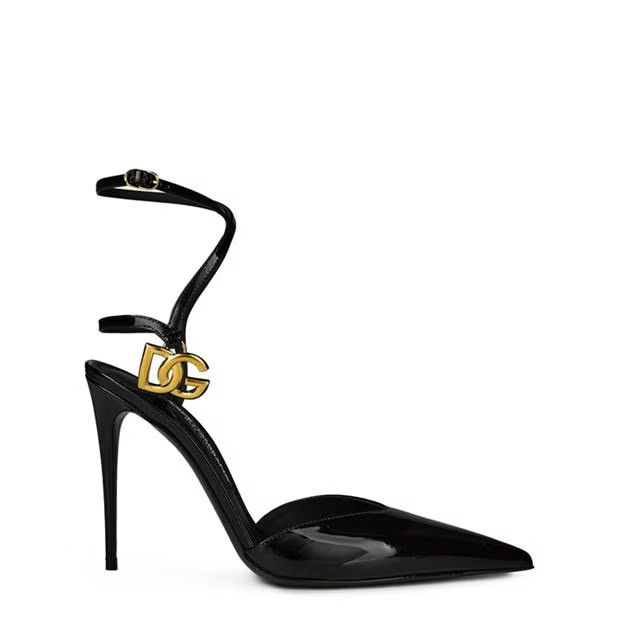 Dolce & Gabbana o1g2r1mq1024 Patent Stiletto Heel in Black Size US 7 / IT 37 - 1 Thumbnail