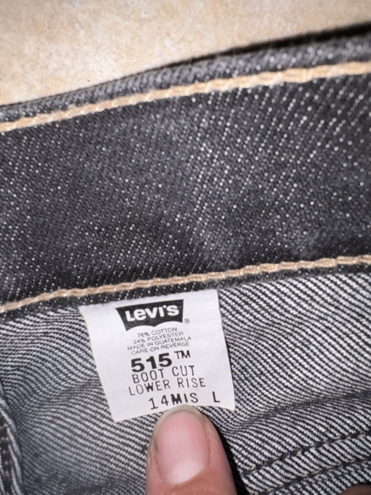 Levi's Levis womens 515 jeans boot cut low rise 14 Size 36" / US 14 / IT 50 - 2 Thumbnail