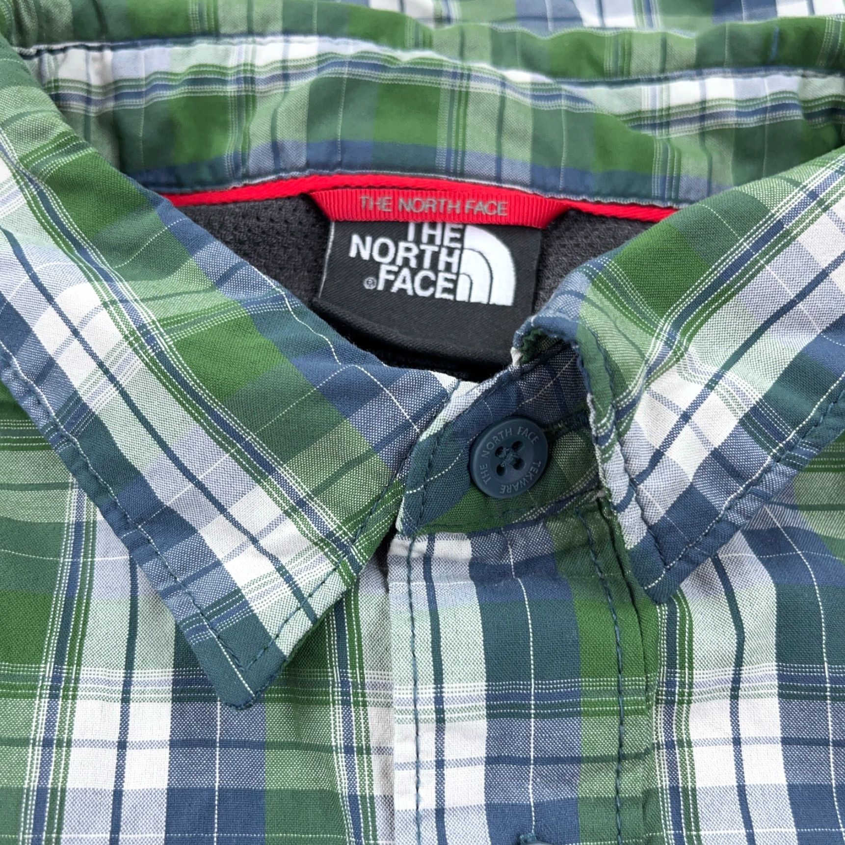 The North Face The North Face Shirt Men Medium Green Plaid Button-Up Casual Travel Pocket A74 Size US M / EU 48-50 / 2 - 3 Thumbnail