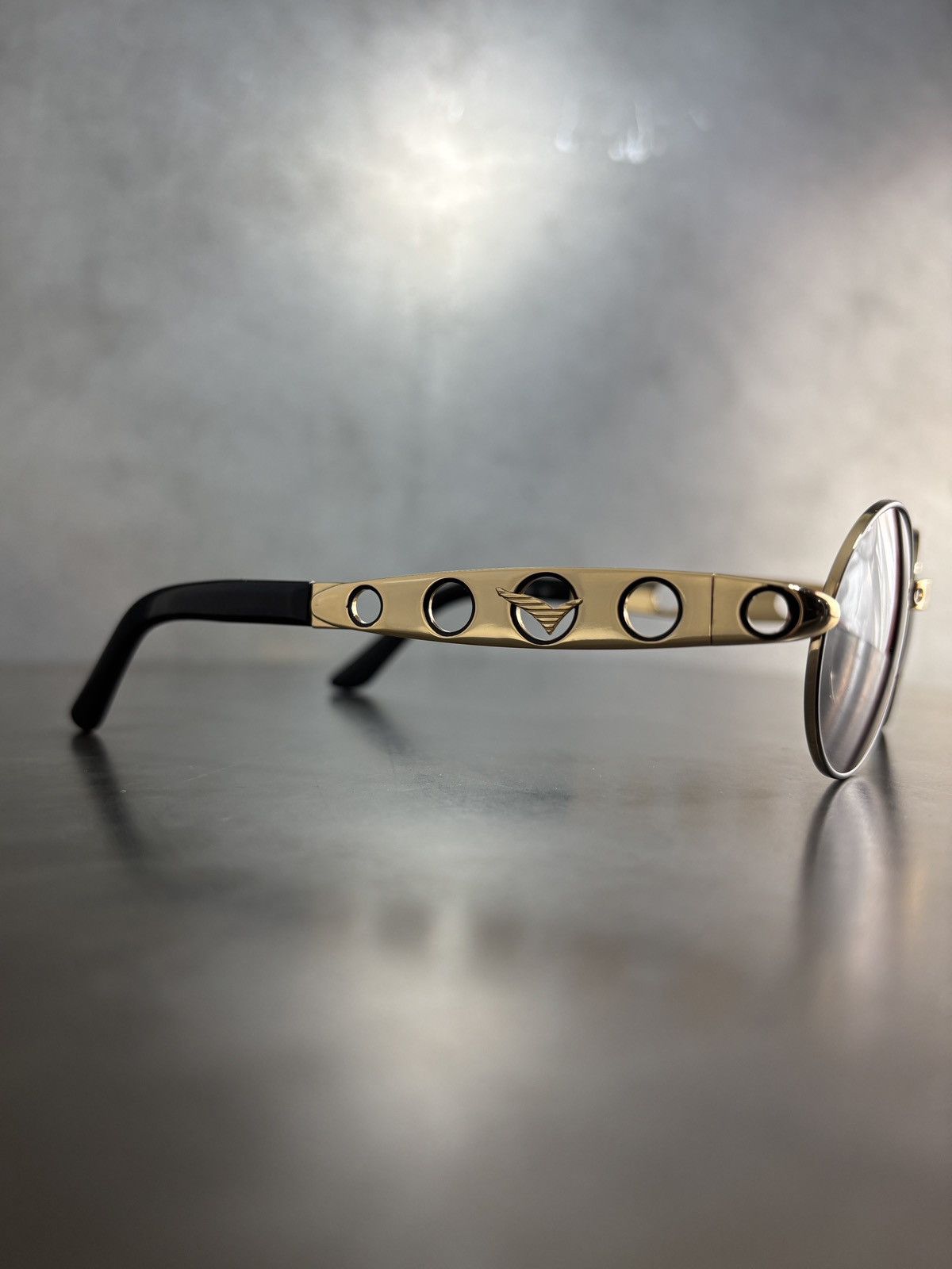 Designer NOS 1990s Sunglasses Metal JPG Diesel Sover Italy Deadstock Size ONE SIZE - 16 Thumbnail