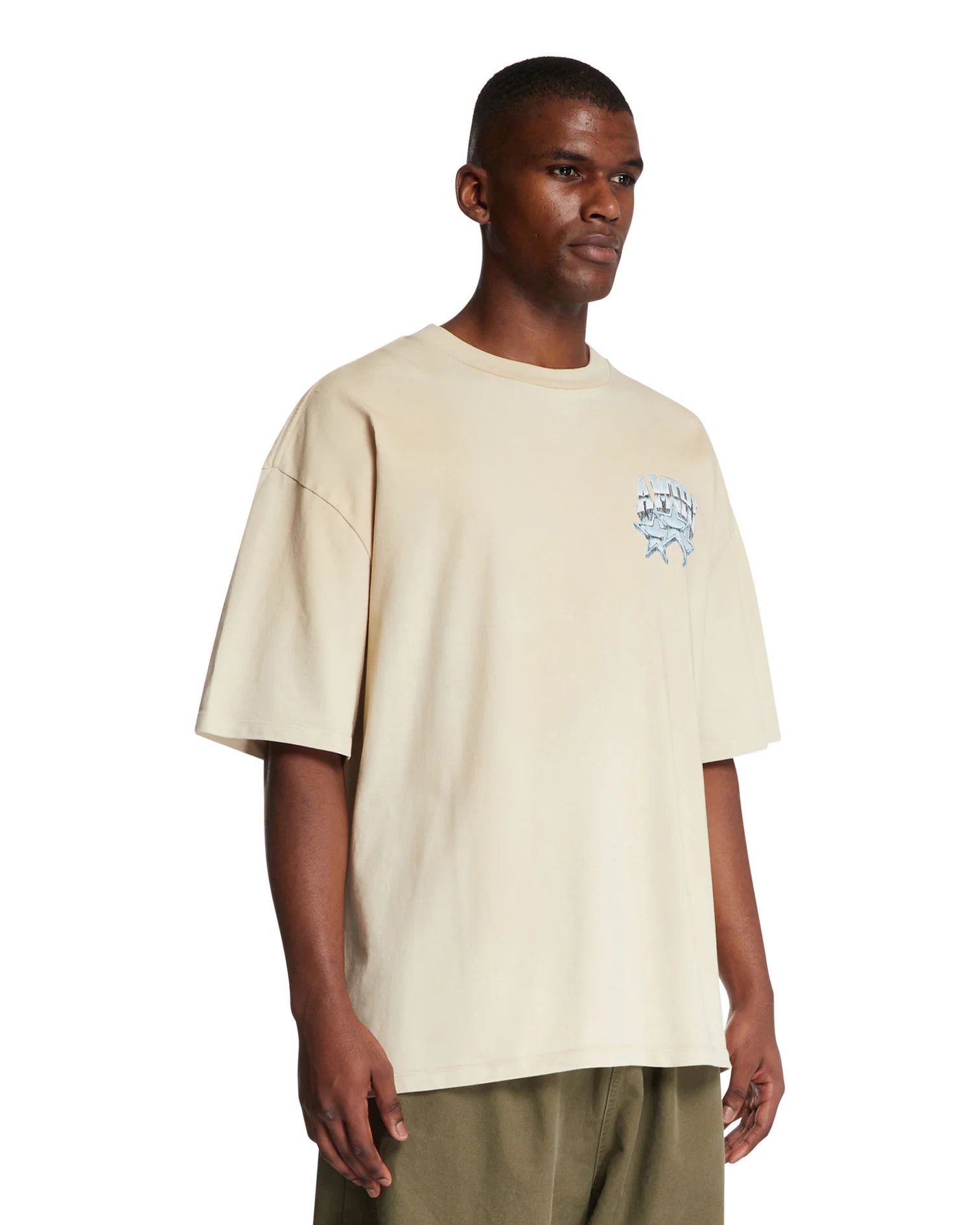 Amiri o1h1sh10525 Championship Os T-Shirt in Beige Size US L / EU 52-54 / 3 - 2 Thumbnail