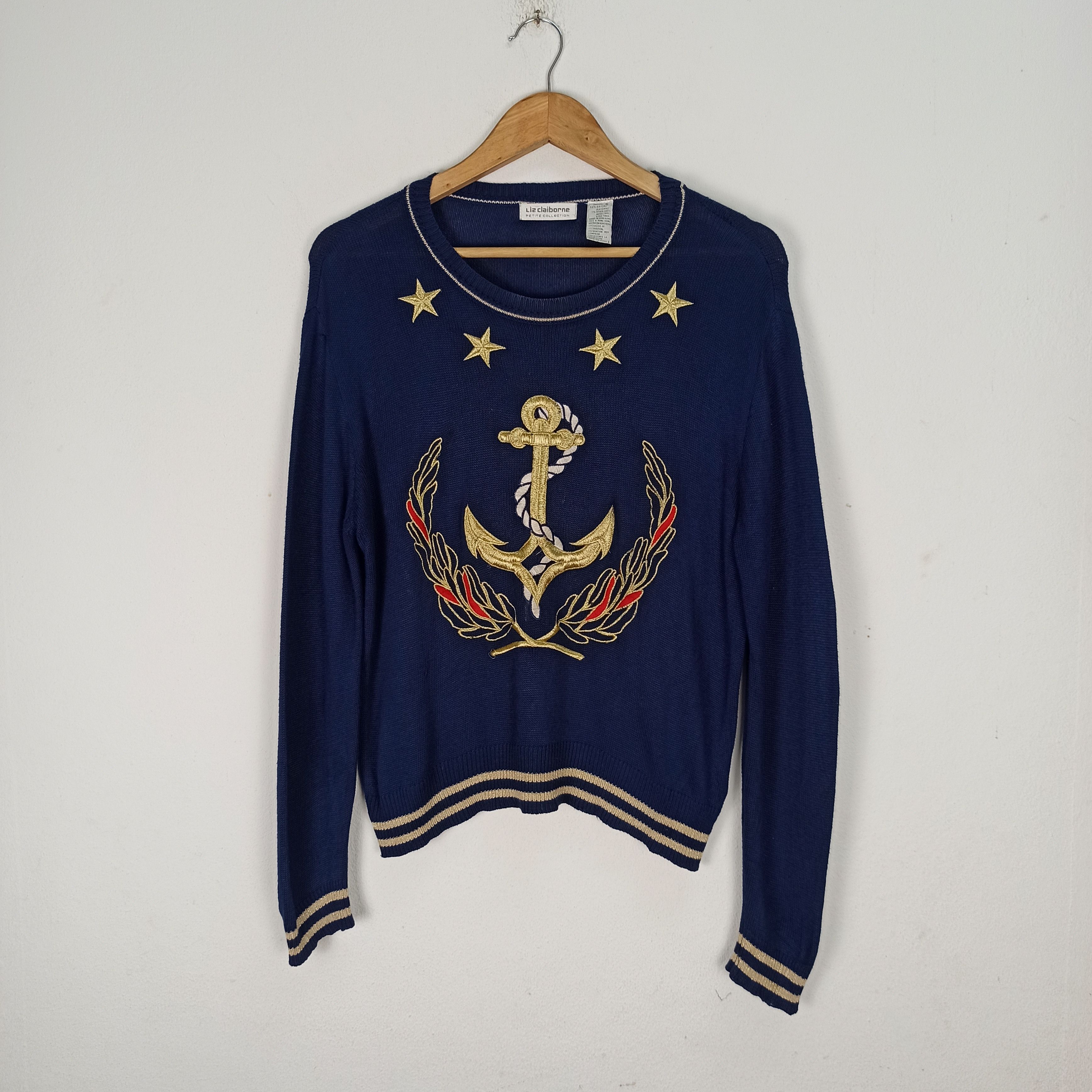 Aran Isles Knitwear 🔥STEAL🔥 Knitwear Liz Claiborne Designer American Size S / US 4 / IT 40 - 1 Thumbnail