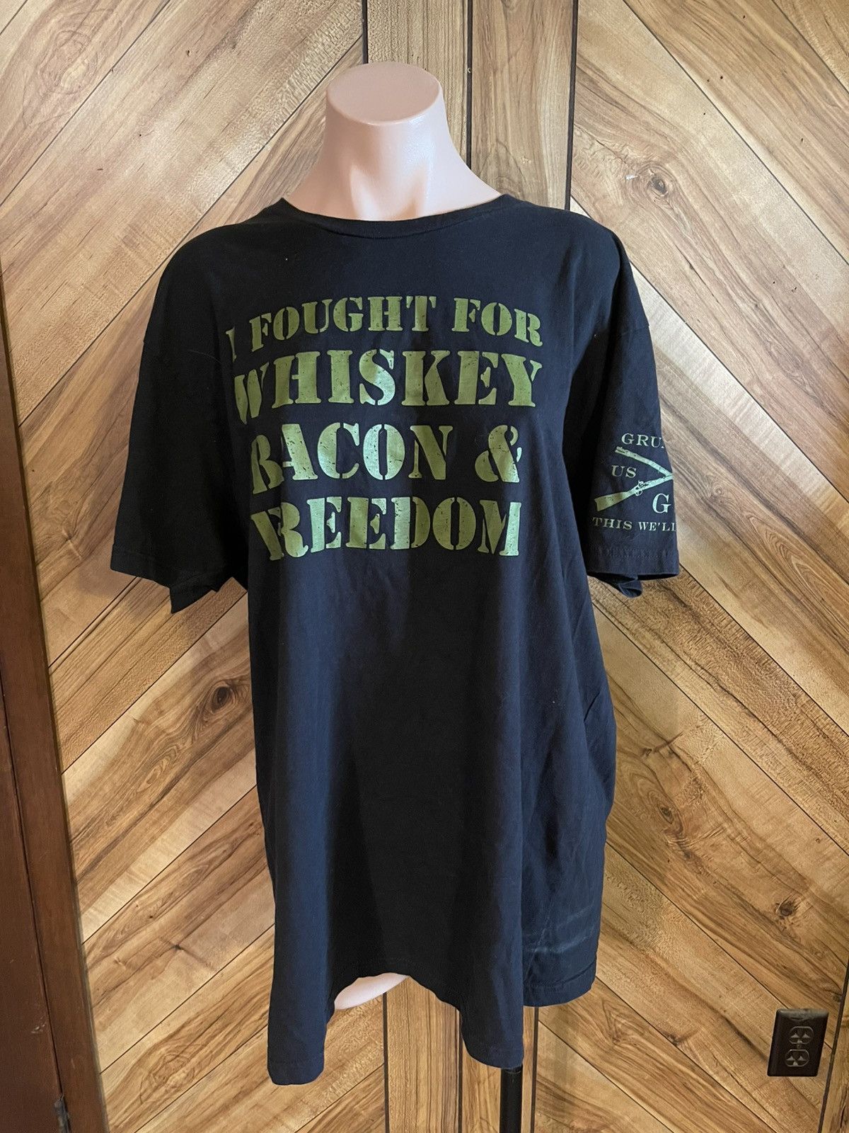 Grunt Style Grunt Style Men’s 2XL Whiskey Bacon Freedom Graphic T-Shirt Size US XXL / EU 58 / 5 - 2 Thumbnail