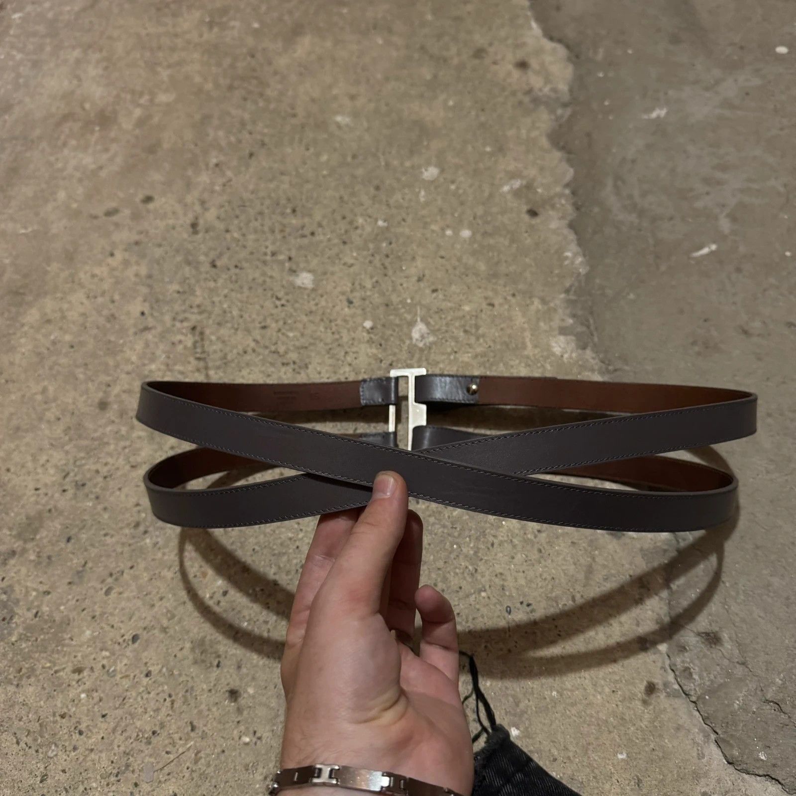 Maison Margiela Maison Margiela double buckle belt Size ONE SIZE - 6 Thumbnail