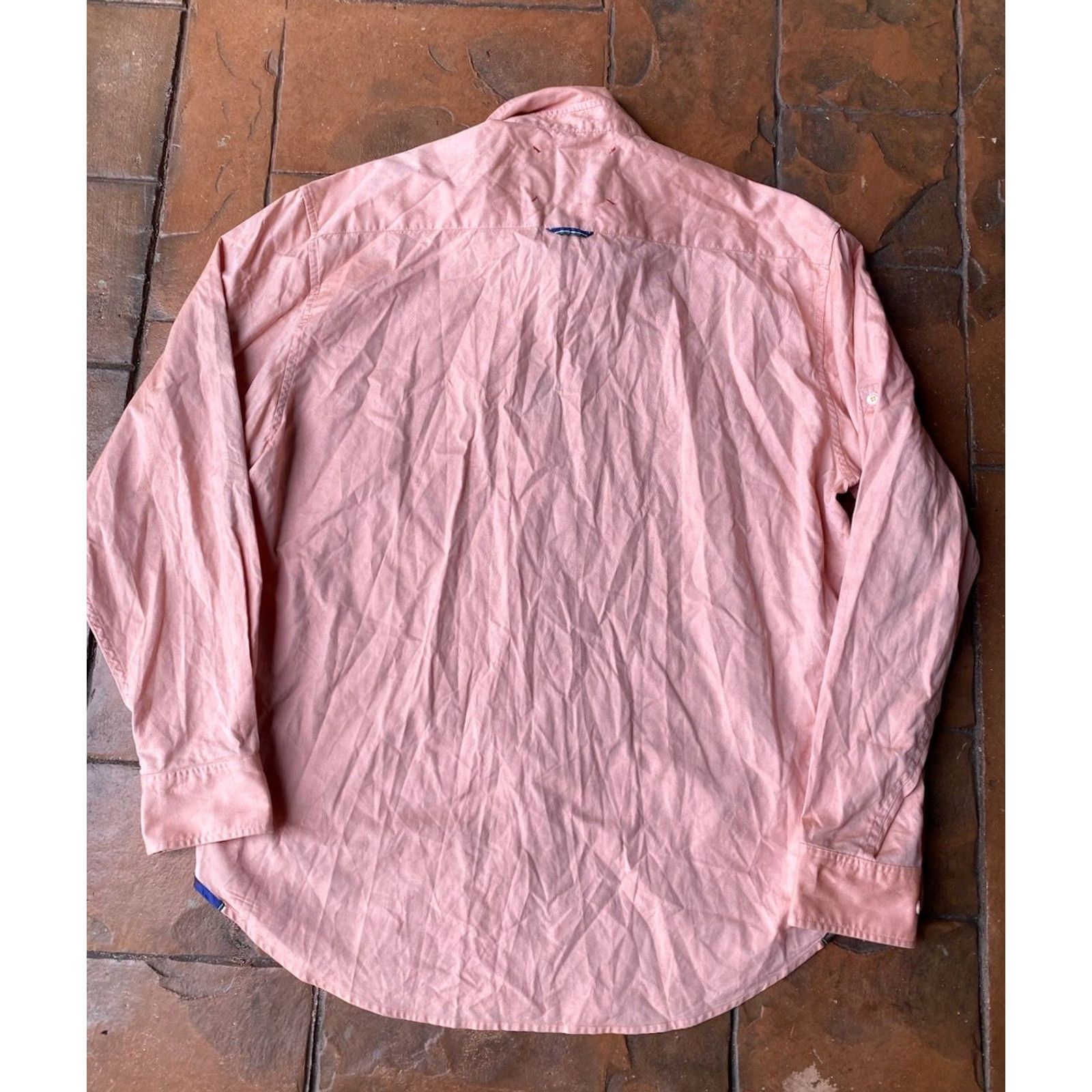 Robert Graham Robert Graham Button Down Dress Shirt Mens 2XL Orange Size 48R - 3 Thumbnail
