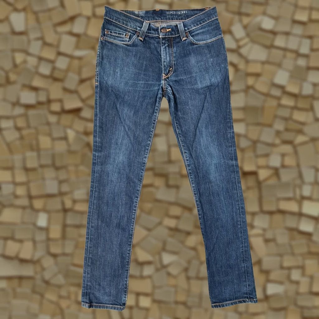 Levi's Levi's Jeans Womens 510 Stretch Denim Super Skinny W31 L30 Blue Regular Size 31 Women Skinny Jeans” Size 24" / US 00 / IT 34 - 1 Thumbnail