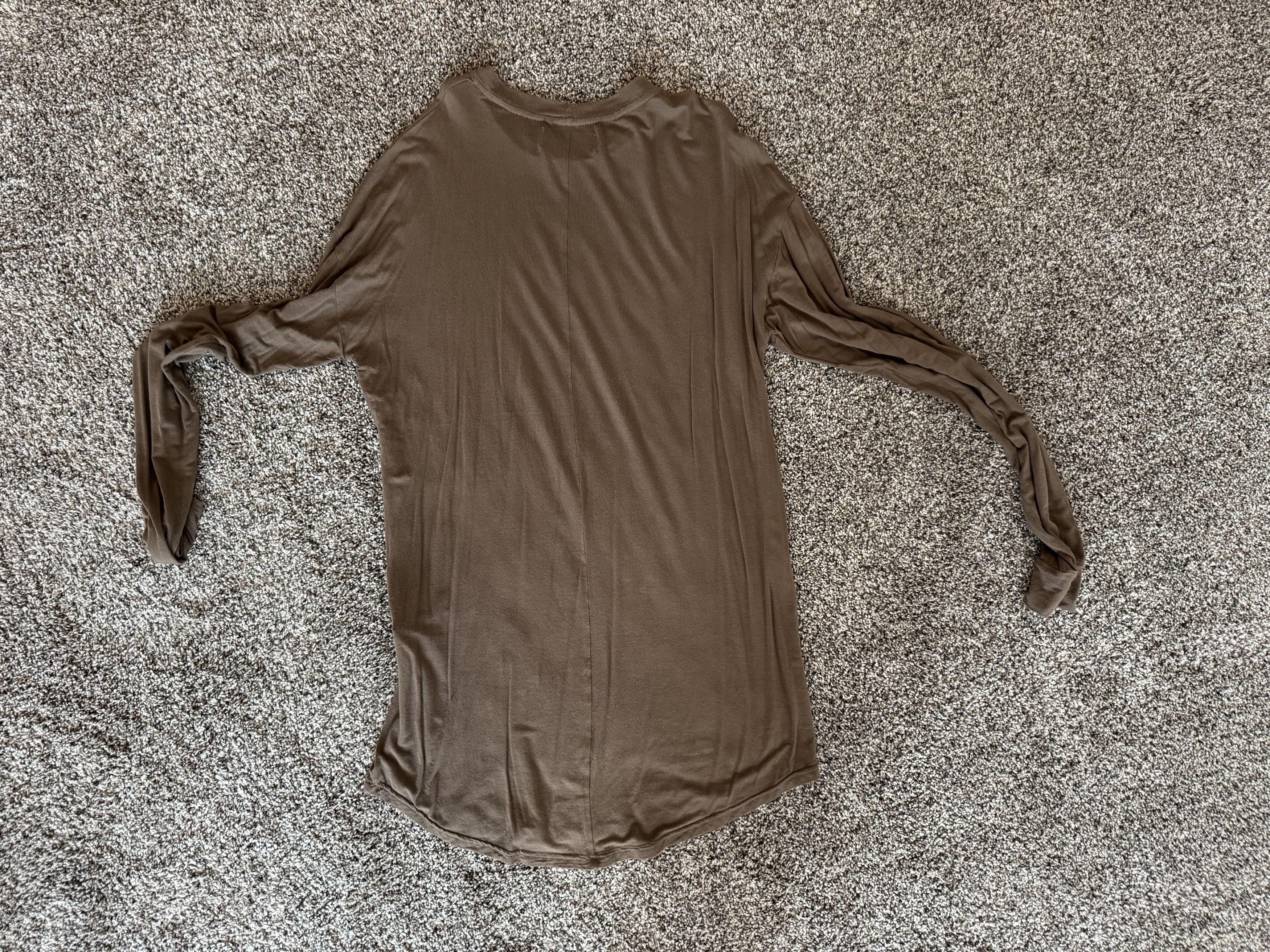 Represent Clo. Brown Long Sleeve Viscose T Shirt Size US M / EU 48-50 / 2 - 2 Thumbnail