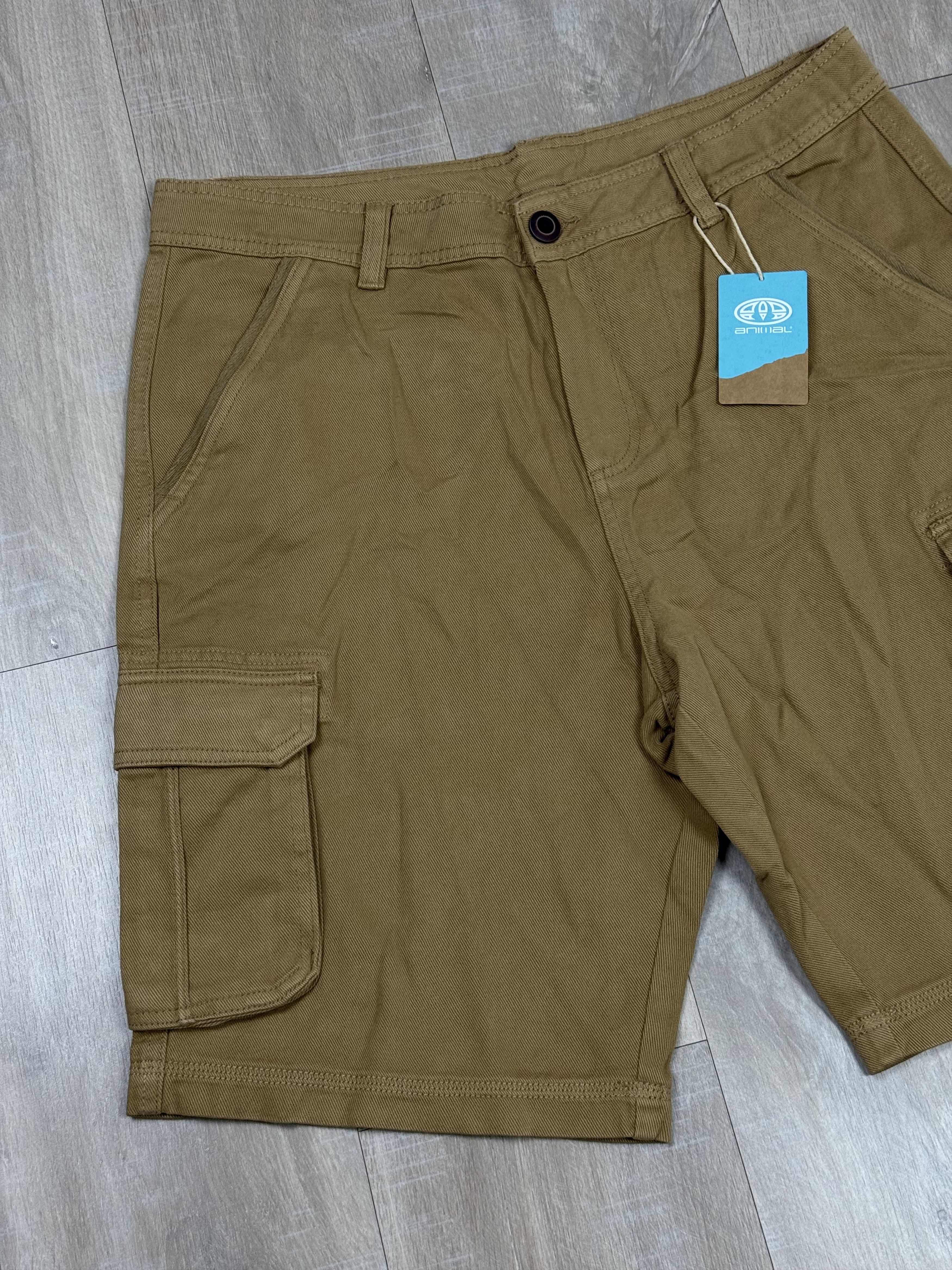 Vintage Animal Dusk Twill Cargo Shorts Size US 36 / EU 52 - 4 Thumbnail