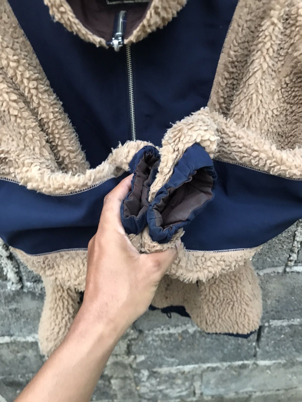 Japanese Brand 🌟Standart Progress Pageboy Hooded Two Tone Fleece Jacket Size US M / EU 48-50 / 2 - 7 Thumbnail