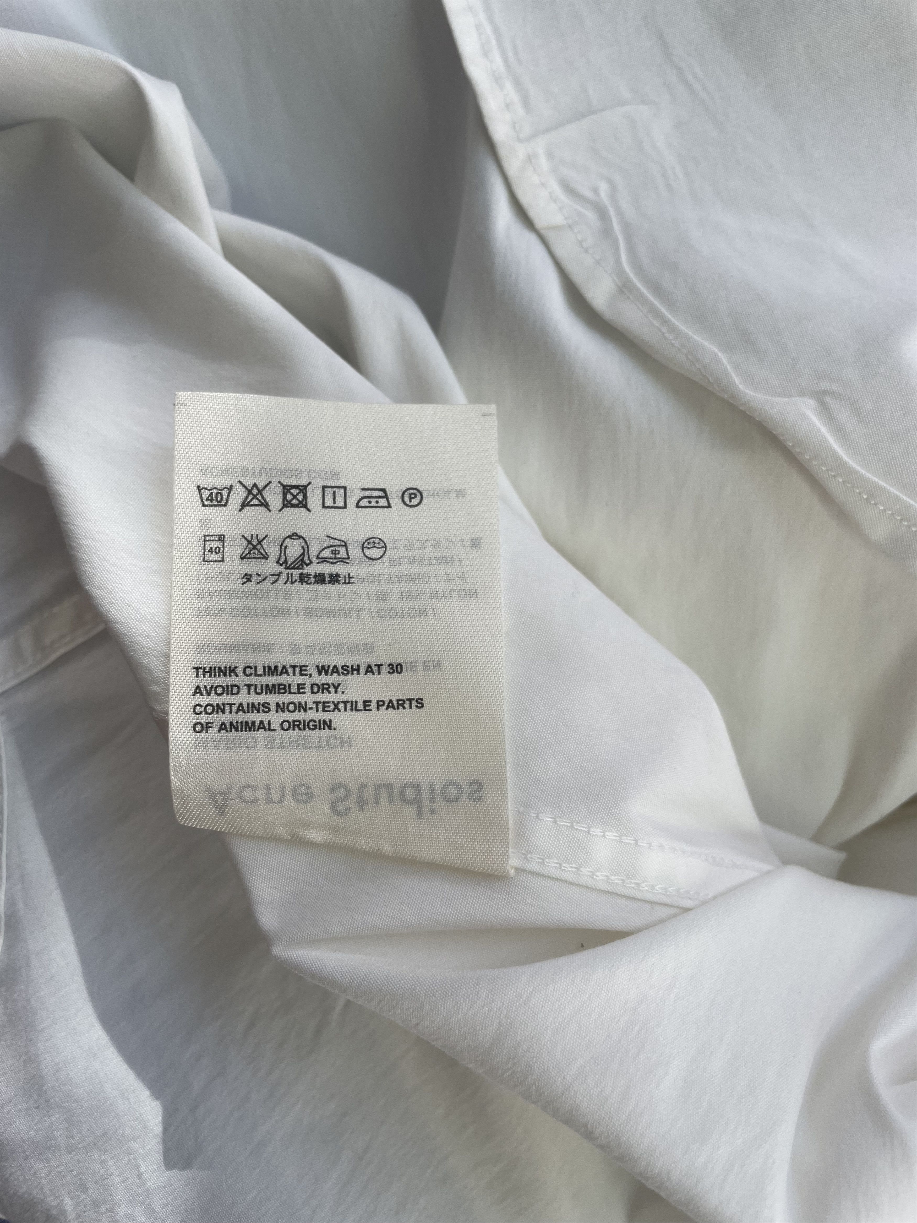 Acne Studios White button up slim fit shirt Size US M / EU 48-50 / 2 - 3 Thumbnail