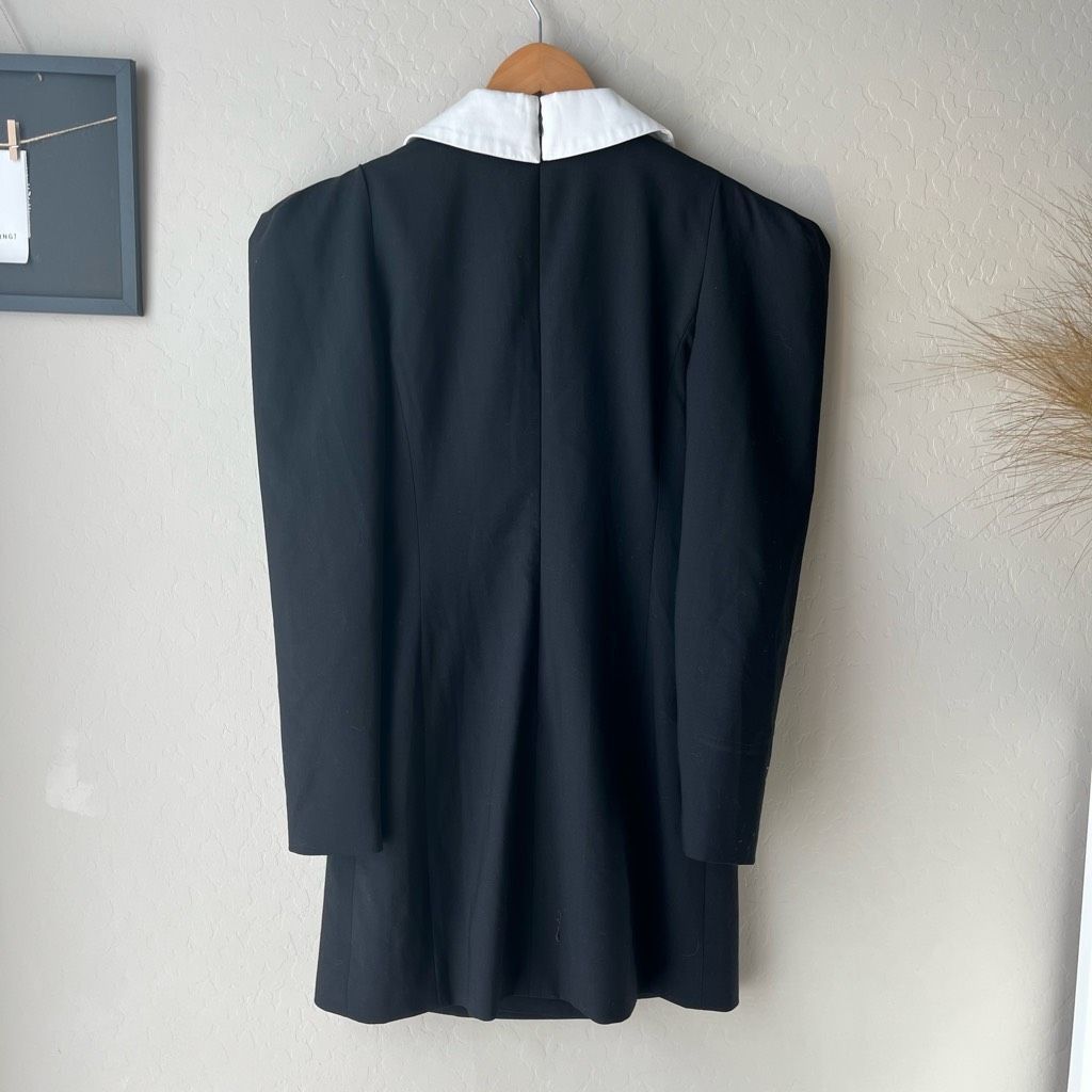 Ronny Kobo Ronny Kobo Mayaletta Double-Breasted Black Blazer Mini Jacke Size M / US 6-8 / IT 42-44 - 9 Thumbnail