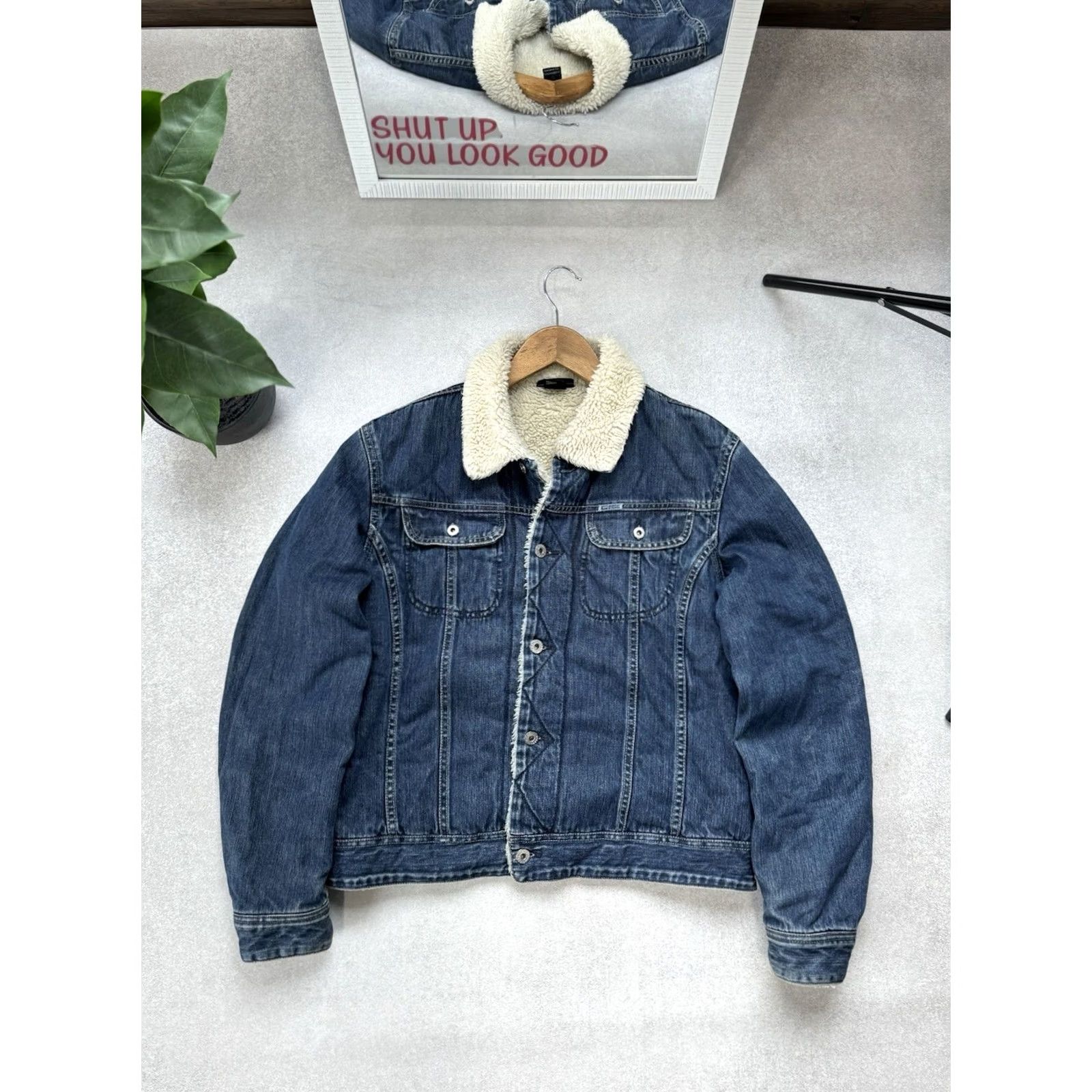Diesel VINTAGE Diesel Denim Jacket Mens Size US 31 - 2 Thumbnail
