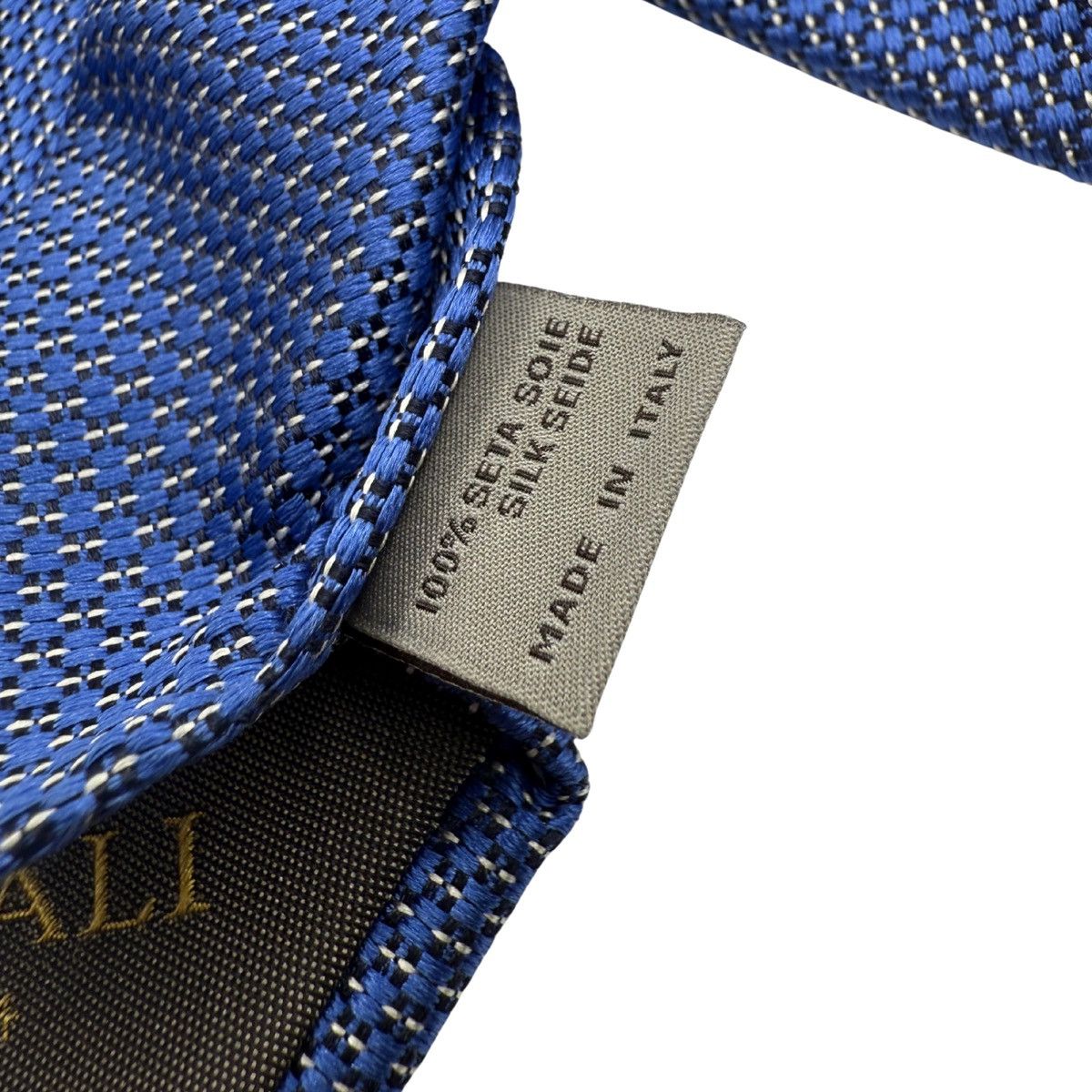 Canali Canali Silk Tie, Blue, Made in Italy, Like New Size ONE SIZE - 5 Thumbnail