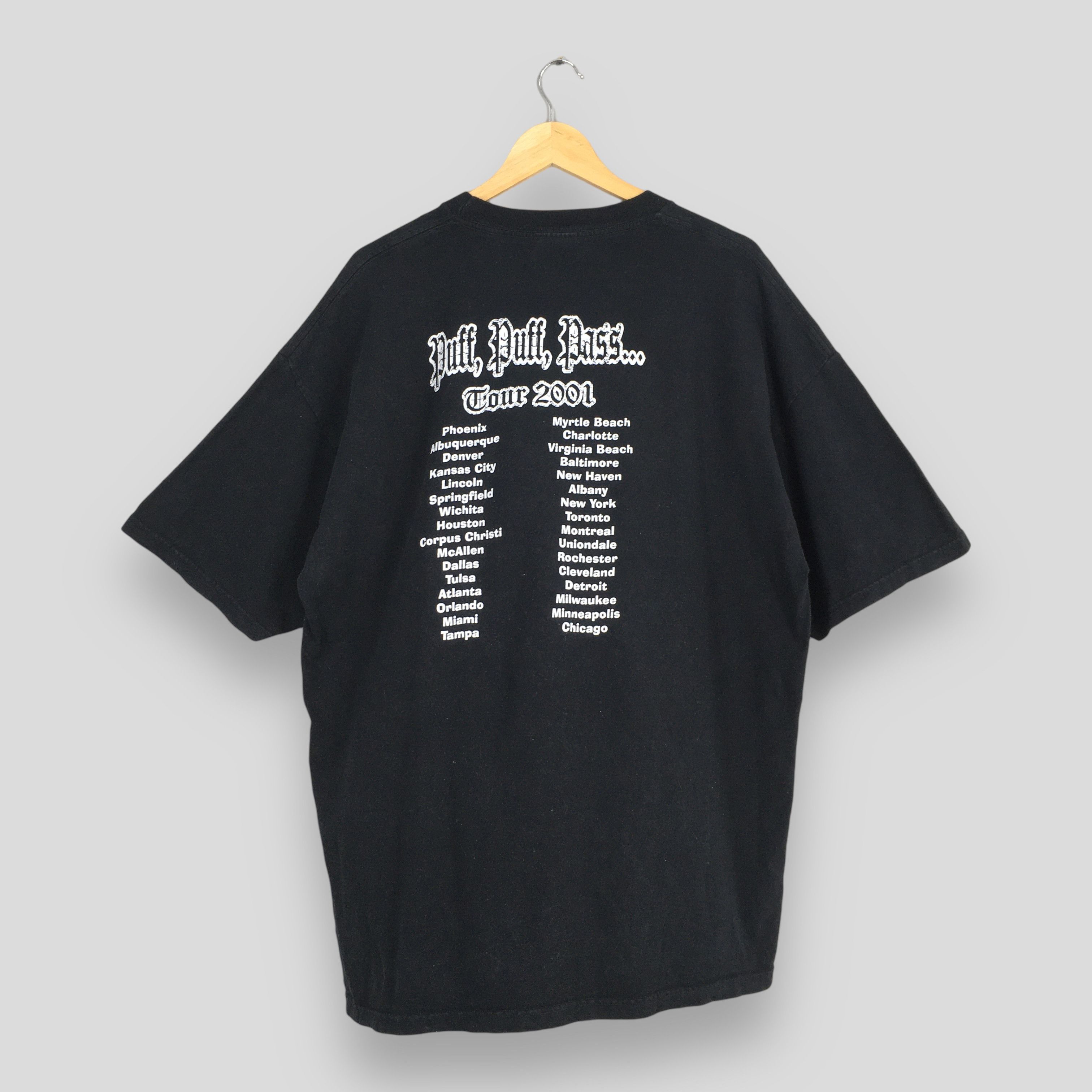 Rap Tees × Snoop Dogg × Vintage Vintage 2001 Snoop Dogg Puff Puff Pass Us Tour Tshirt XXL Size US XXL / EU 58 / 5 - 6 Thumbnail