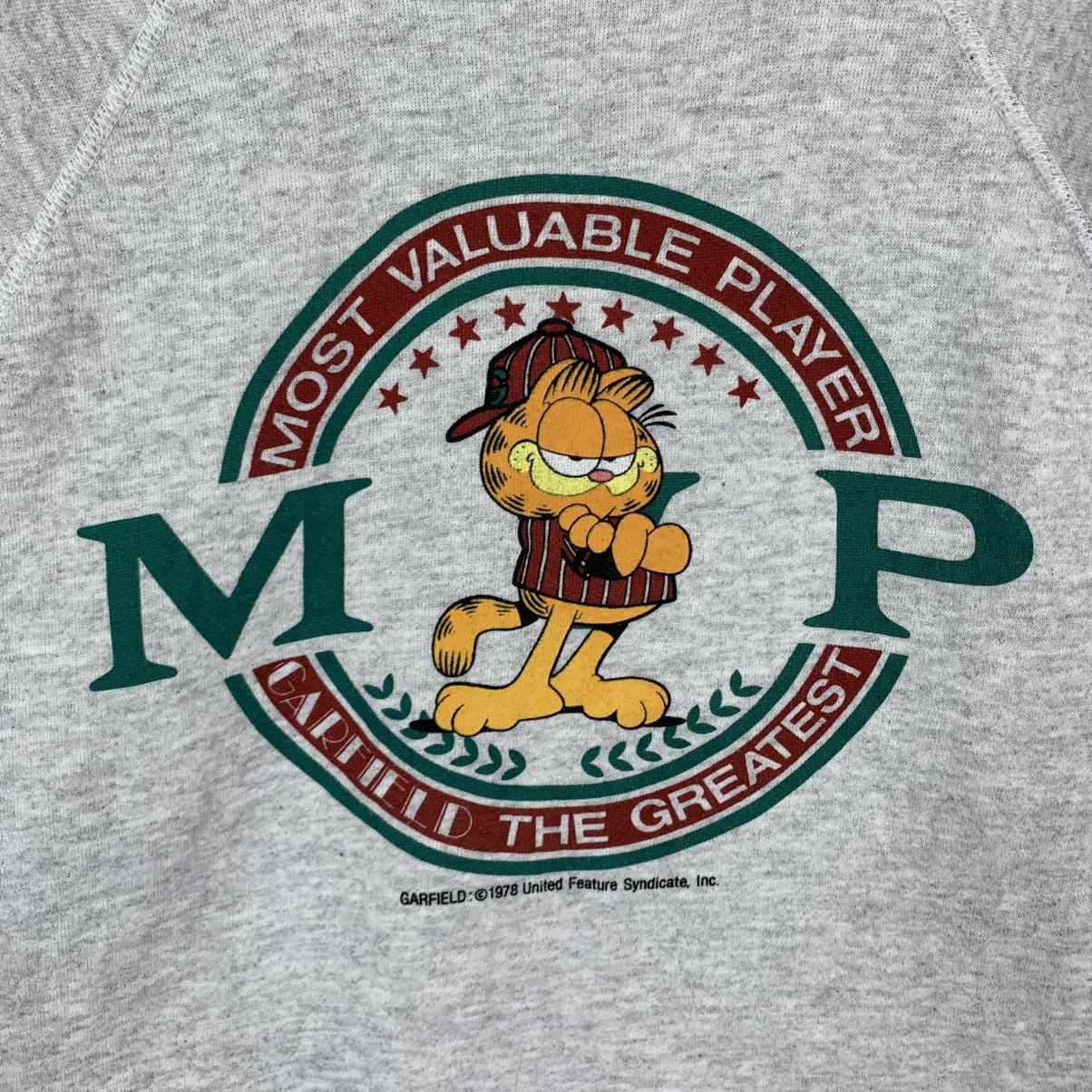NBA × Vintage VINTAGE 90s GARFIELD CARTOON PULLOVER CREWNECK Size US M / EU 48-50 / 2 - 4 Thumbnail