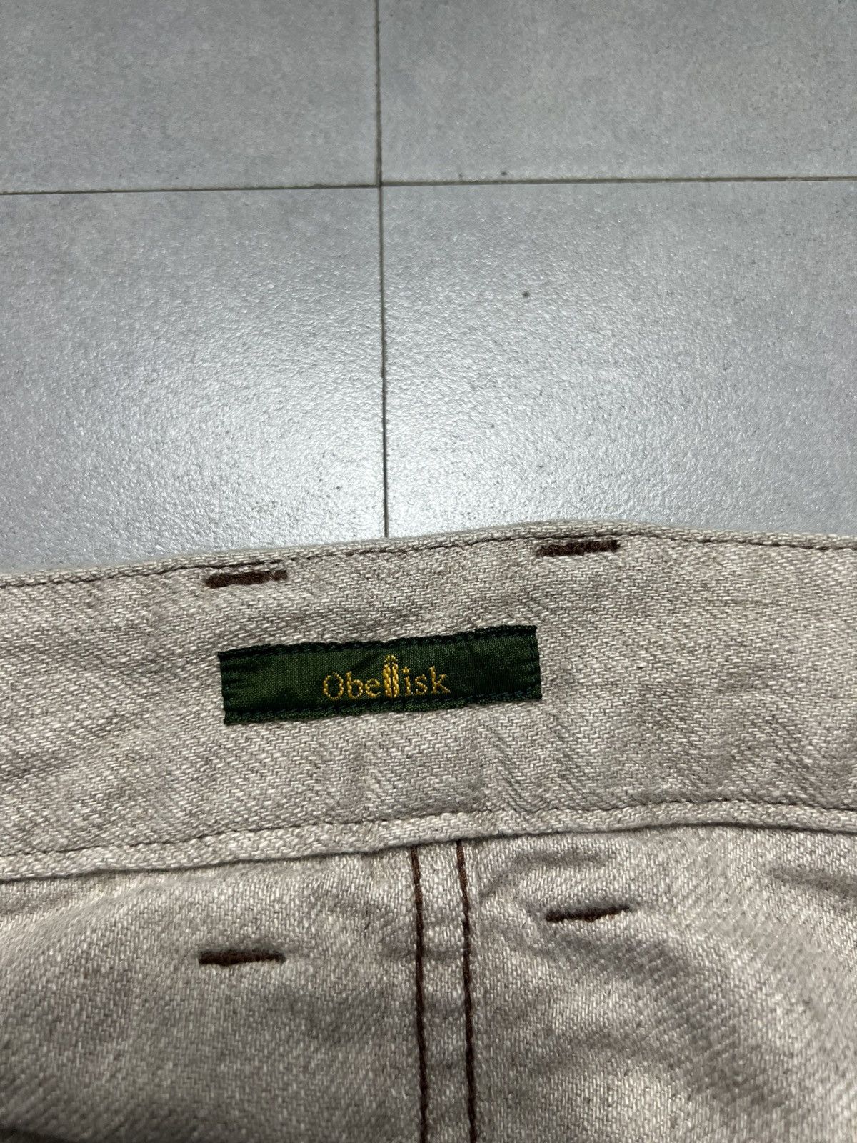 Obelisk Obelisk - Leather Lining Dirt Washed Pants Size US 34 / EU 50 - 12 Thumbnail