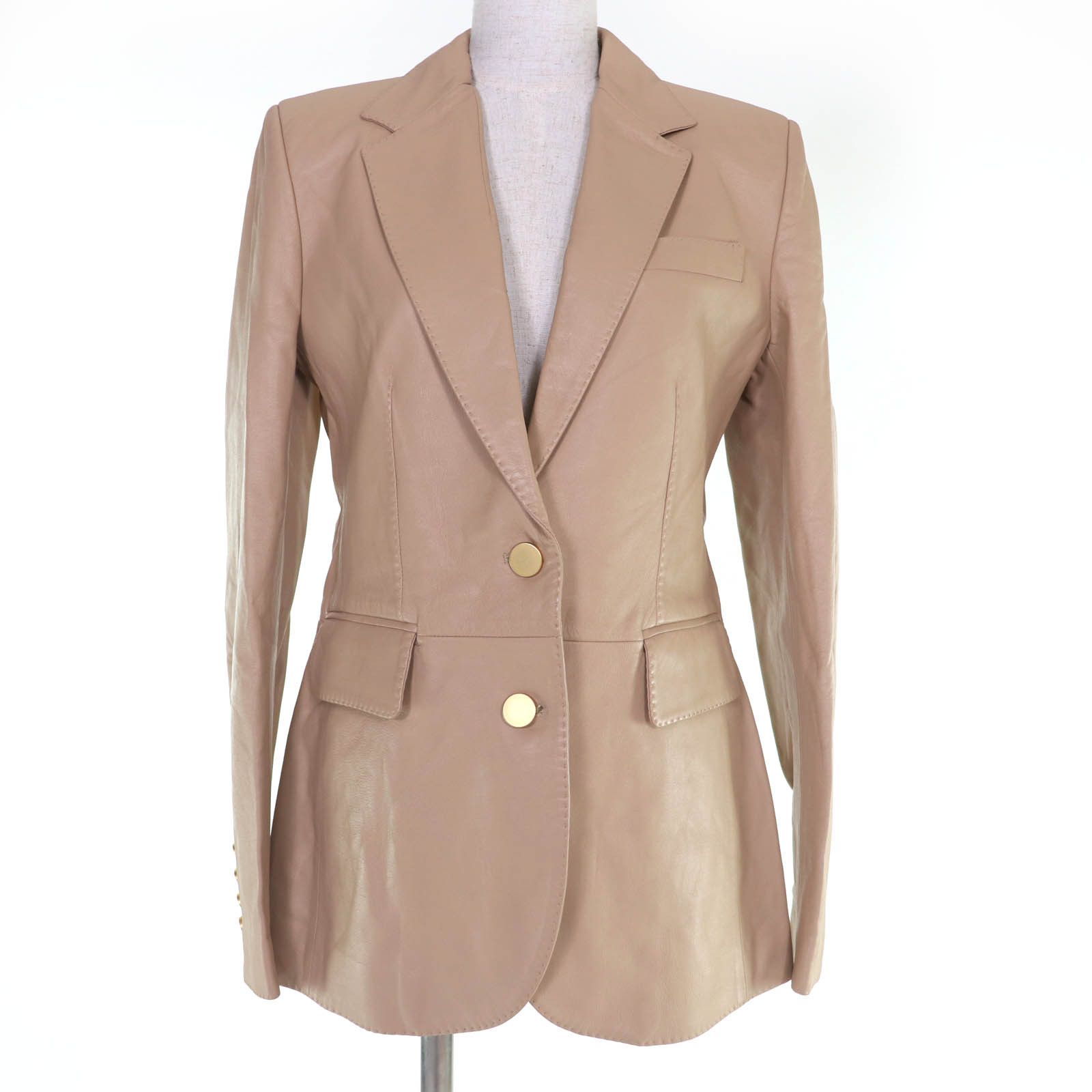 Other Other TAGLIATORE SOPHIE PE Lamb Leather Jacket Leather Outerwear DUTY FREE for USA Size ONE SIZE - 1 Thumbnail