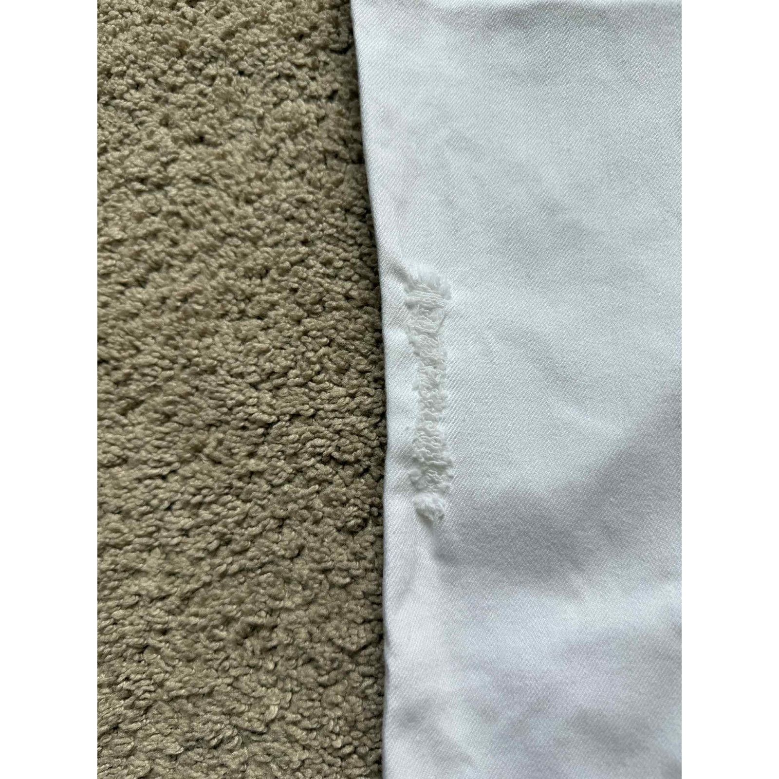 Spanx NWT Spanx High Waisted Distressed Skinny Jeans White Women S Size 27" / US 4 / IT 40 - 8 Thumbnail