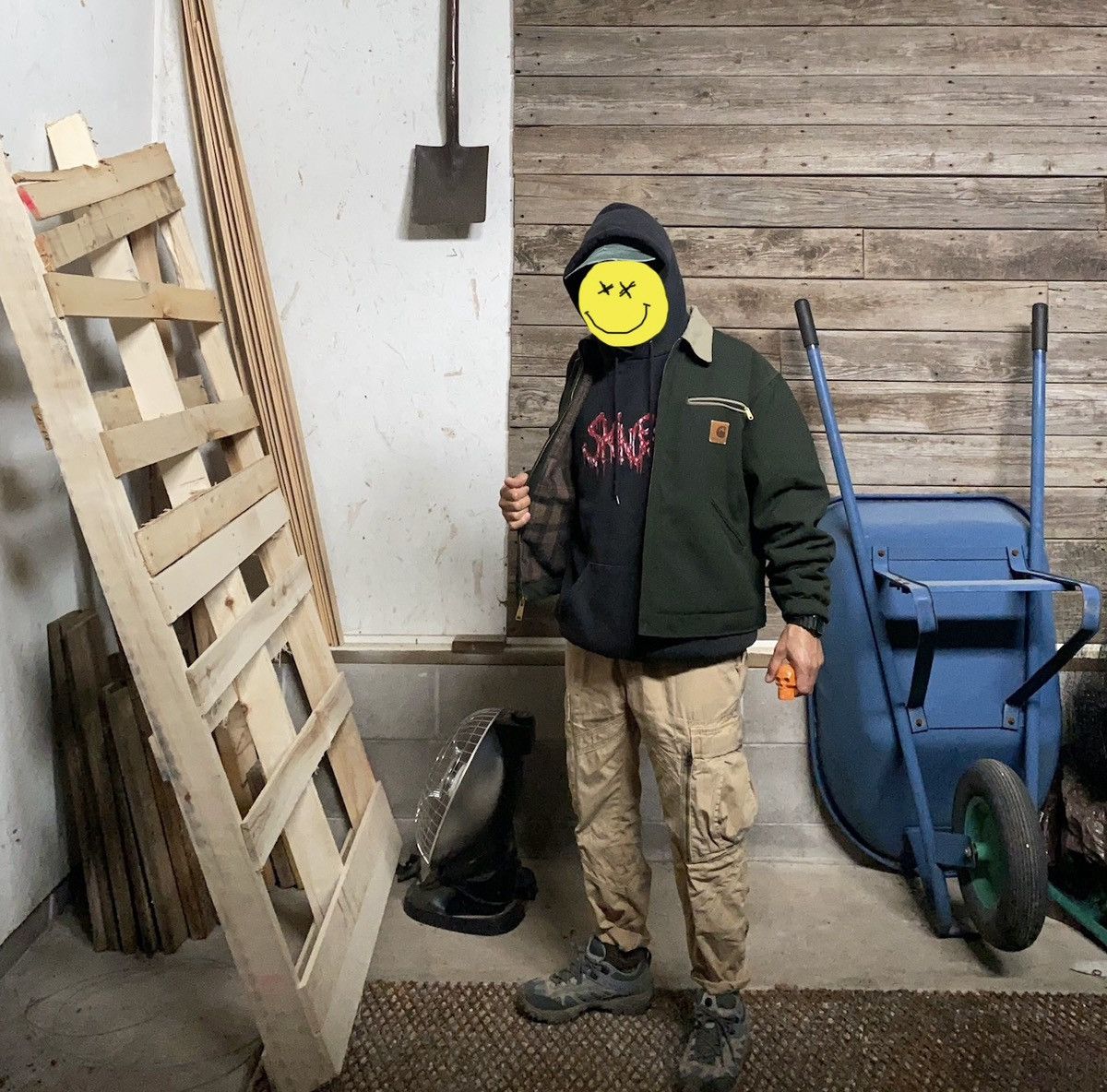 Carhartt × Vintage Carhartt J129 OLV green detroit jacket sz L Size US L / EU 52-54 / 3 - 7 Thumbnail