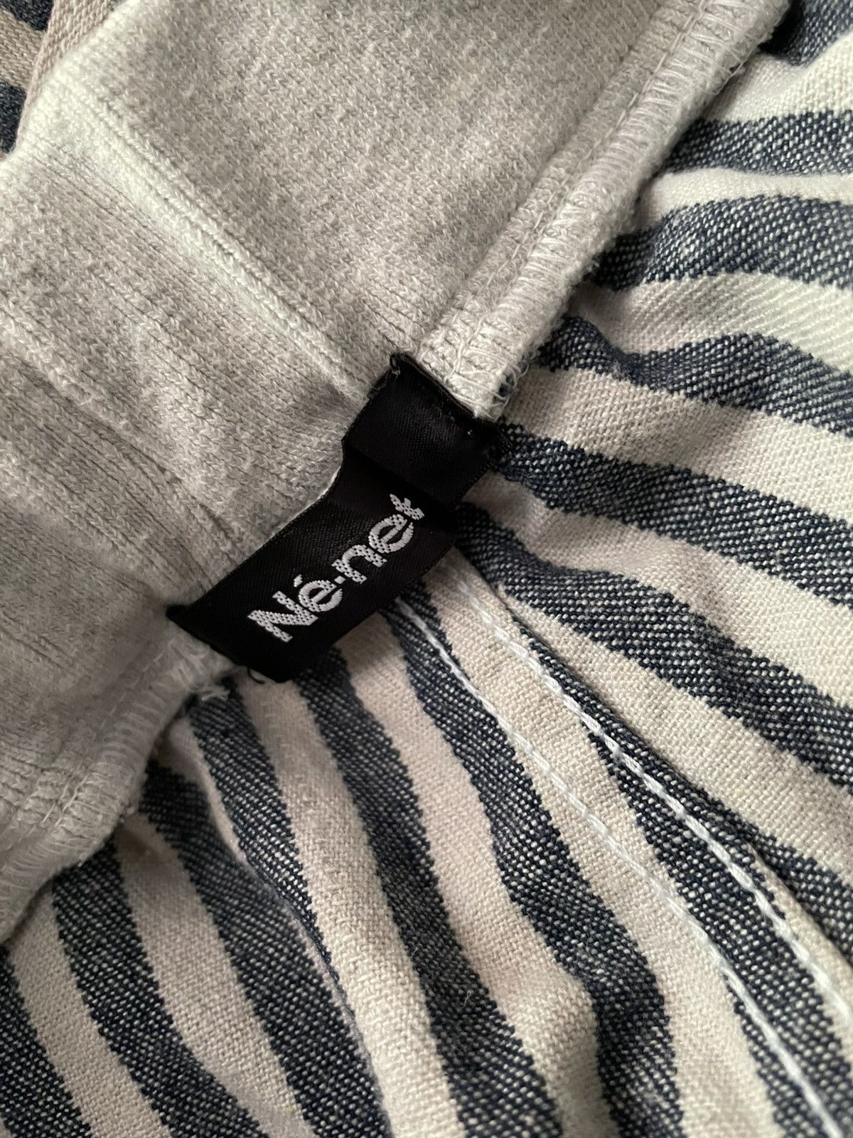 Issey Miyake Ne-net Striped Pants Indigo Size US 29 - 11 Thumbnail