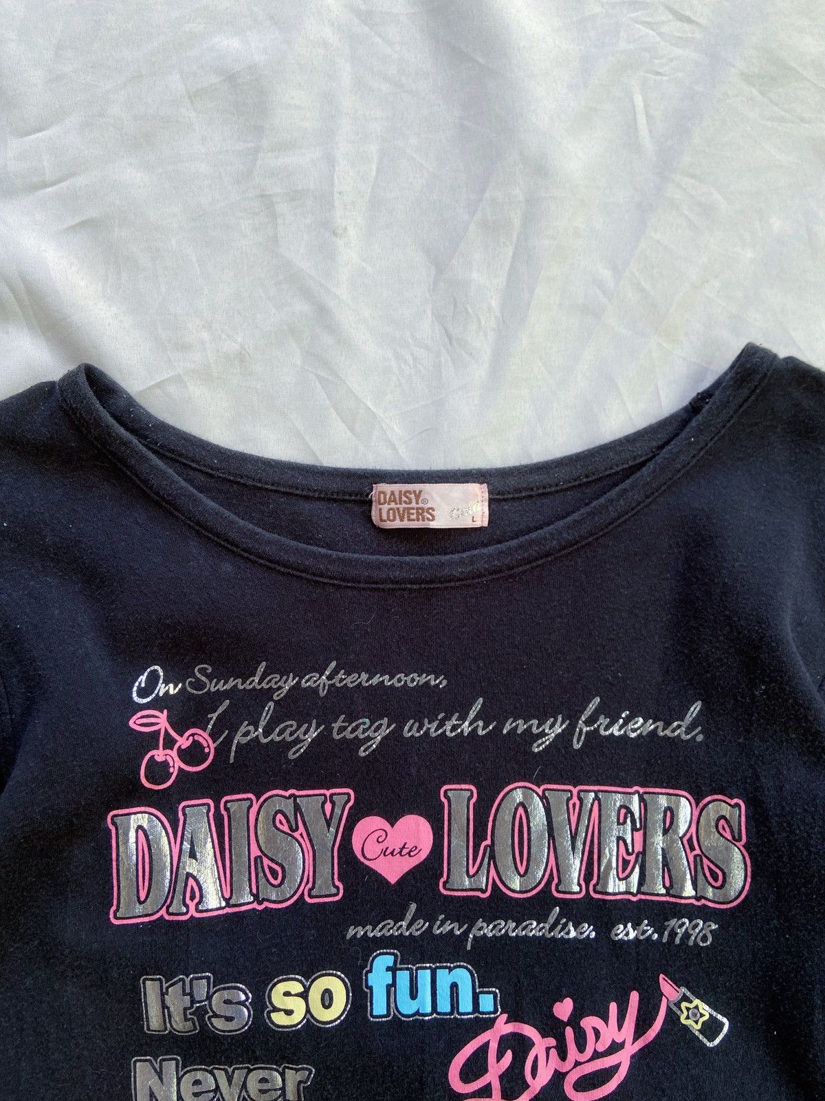 DAISY CUTE LOVERS POEM LONG SLEEVE