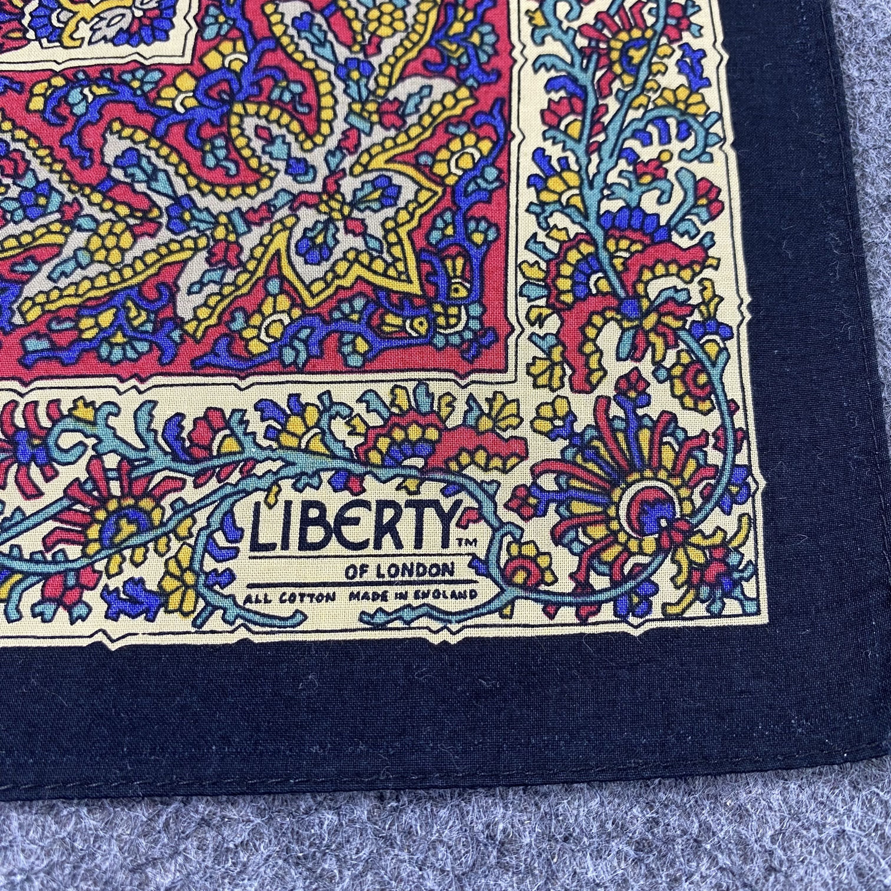 Liberty Liberty Paislee Handkerchief / Bandana / Neckerchief-B1461 Size ONE SIZE - 7 Thumbnail