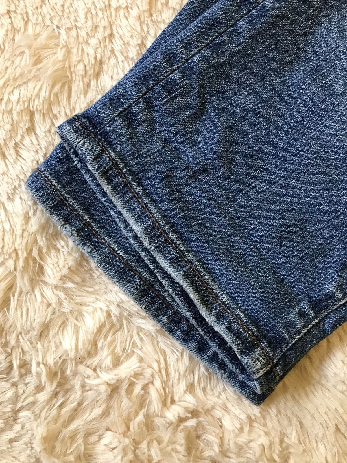 Japanese Brand × Uniqlo Uniqlo Ultra Stretch Skinny Fit Jeans Patchwork Size US 32 / EU 48 - 8 Thumbnail