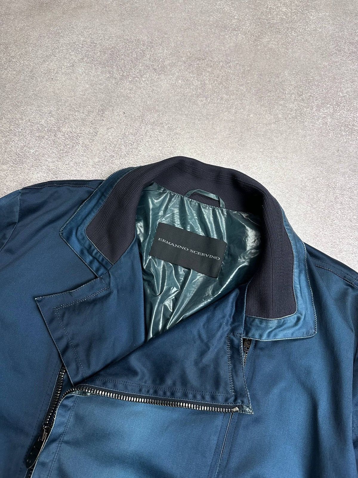 Ermanno Scervino Ermanno Scervino Luxury Blue Gradient Jacket L Size US L / EU 52-54 / 3 - 3 Thumbnail