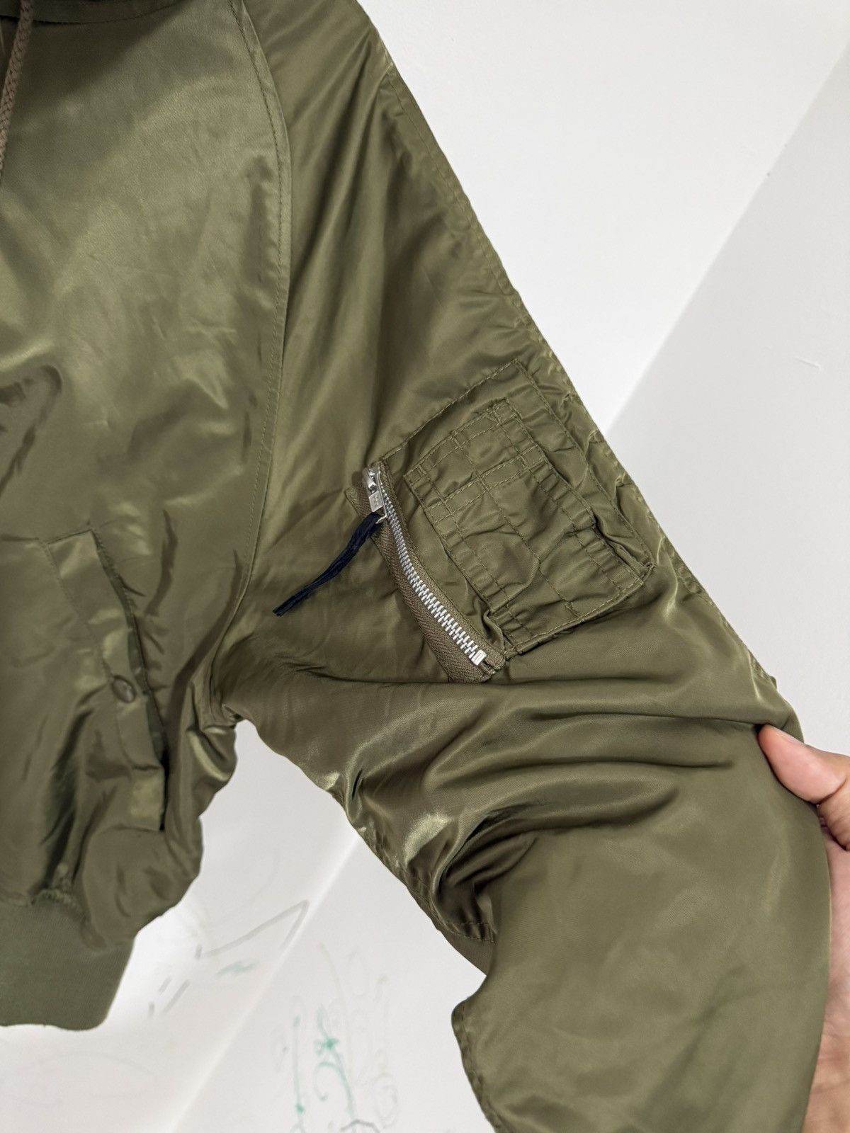 Le Grande Bleu (L.G.B.) Y2K Jeanasis Split Zipper Hoodie Military Jacket LGB Style Size US M / EU 48-50 / 2 - 10 Thumbnail