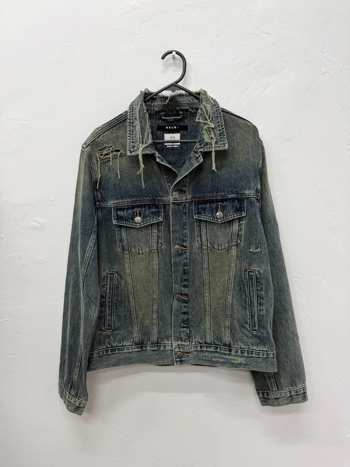 Ksubi new Ksubi mens embroidered jacket medium m denim blue Size US M / EU 48-50 / 2 - 1 Thumbnail