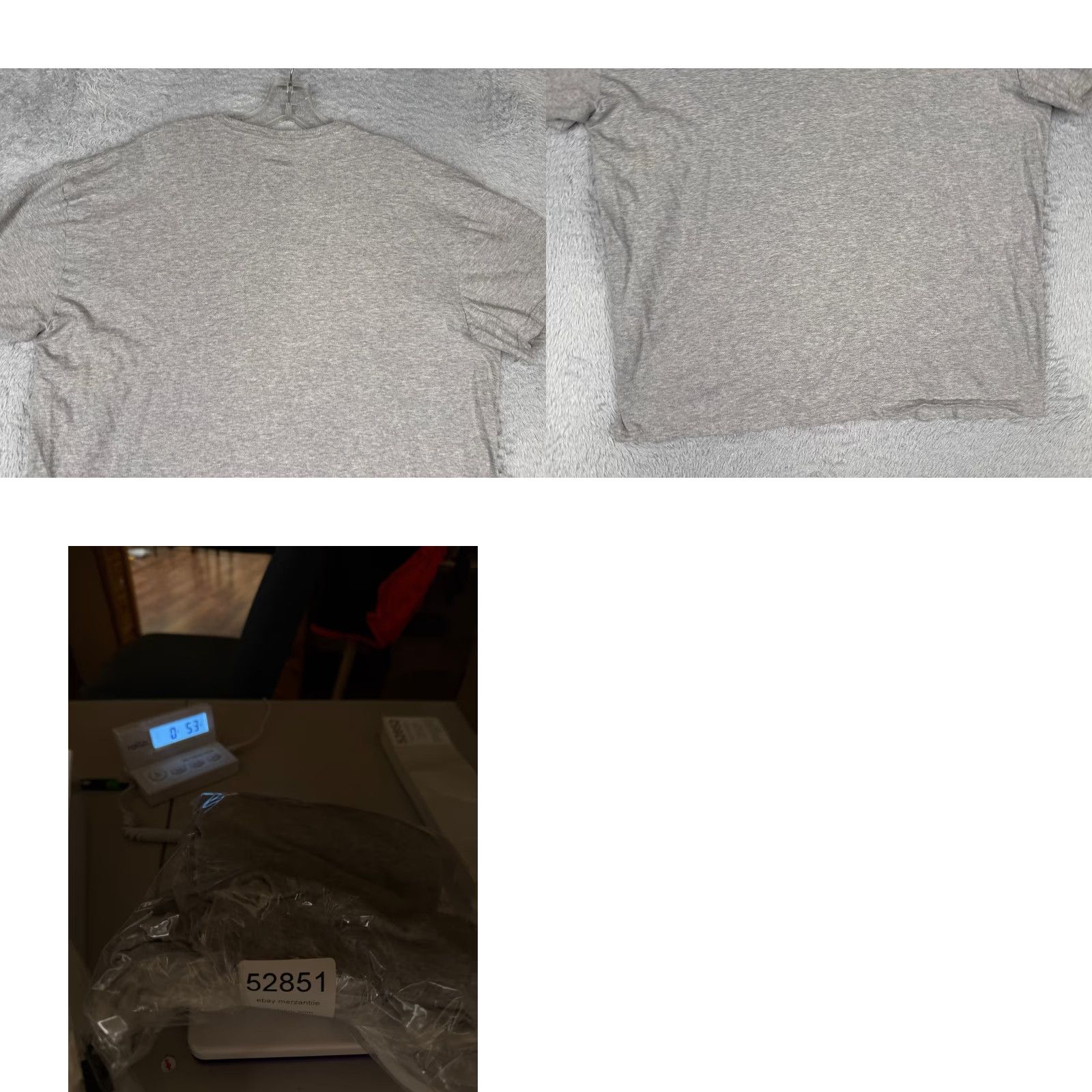 Ralph Lauren Polo Ralph Lauren Shirt Adult XL Gray Short Sleeve Crew Cotton READ - Mens T-Shirt, Embroidered Logo, Jersey, Classic Fit Size US XL / EU 56 / 4 - 9 Thumbnail
