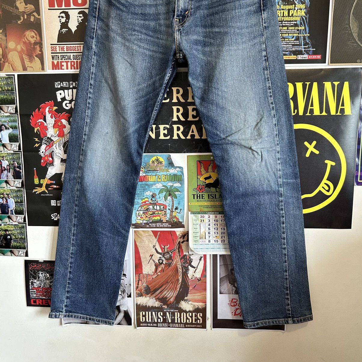 Levi's Vintage Levi’s 505 Denim Size US 32 / EU 48 - 3 Thumbnail