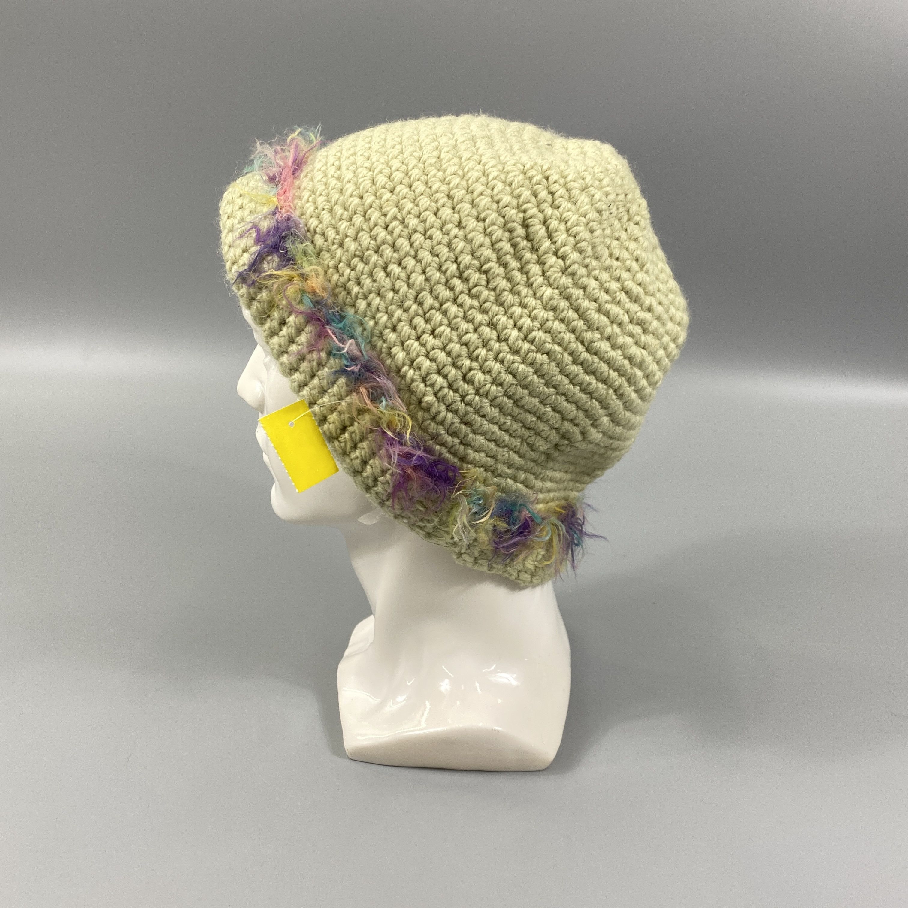 Japanese Brand Cloche Knit Hat Wool -BN1088 Size ONE SIZE - 1 Thumbnail