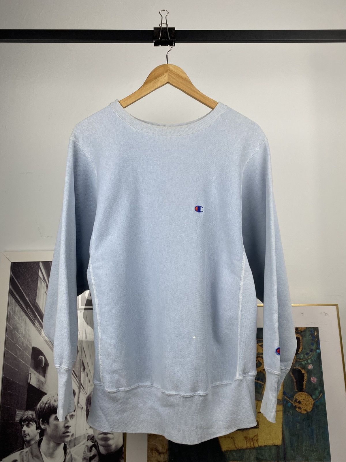 Vintage 90's Champion Reverse Weave Distressed Sweatshirt