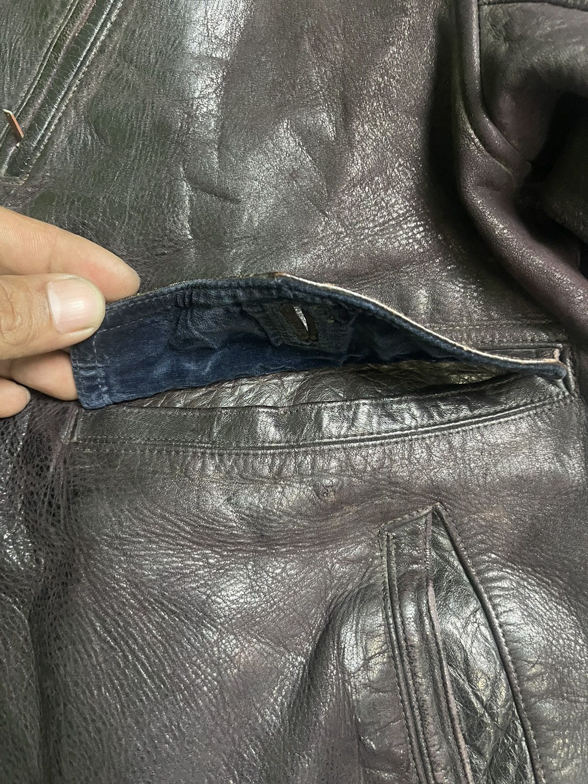 Other Vintage Leather Jacket Racing Motorcycle Size US M / EU 48-50 / 2 - 10 Thumbnail